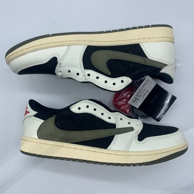 Travis Scott × Nike Women's Air Jordan 1 Low OG "Medium Olive"
