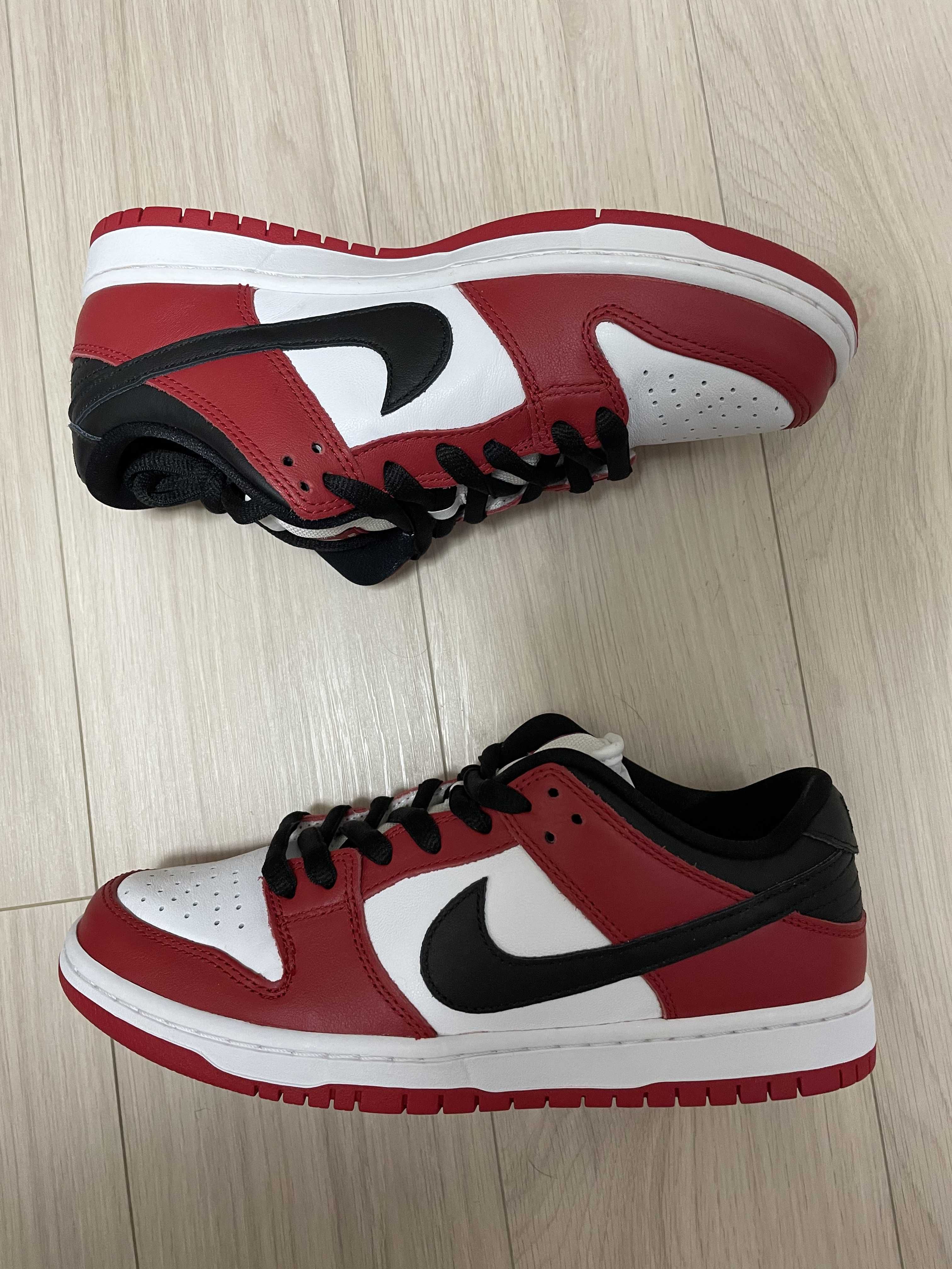 Nike SB Dunk Low Pro "J-Pack Chicago/Varsity Red and White"