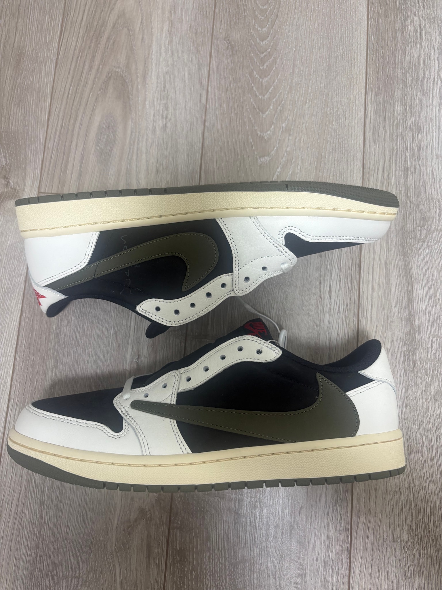 Travis Scott × Nike Women's Air Jordan 1 Low OG "Medium Olive"