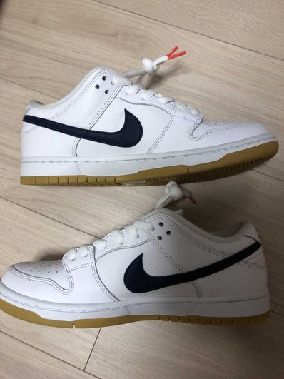 Nike SB Dunk Low "Orange Label White Navy"
