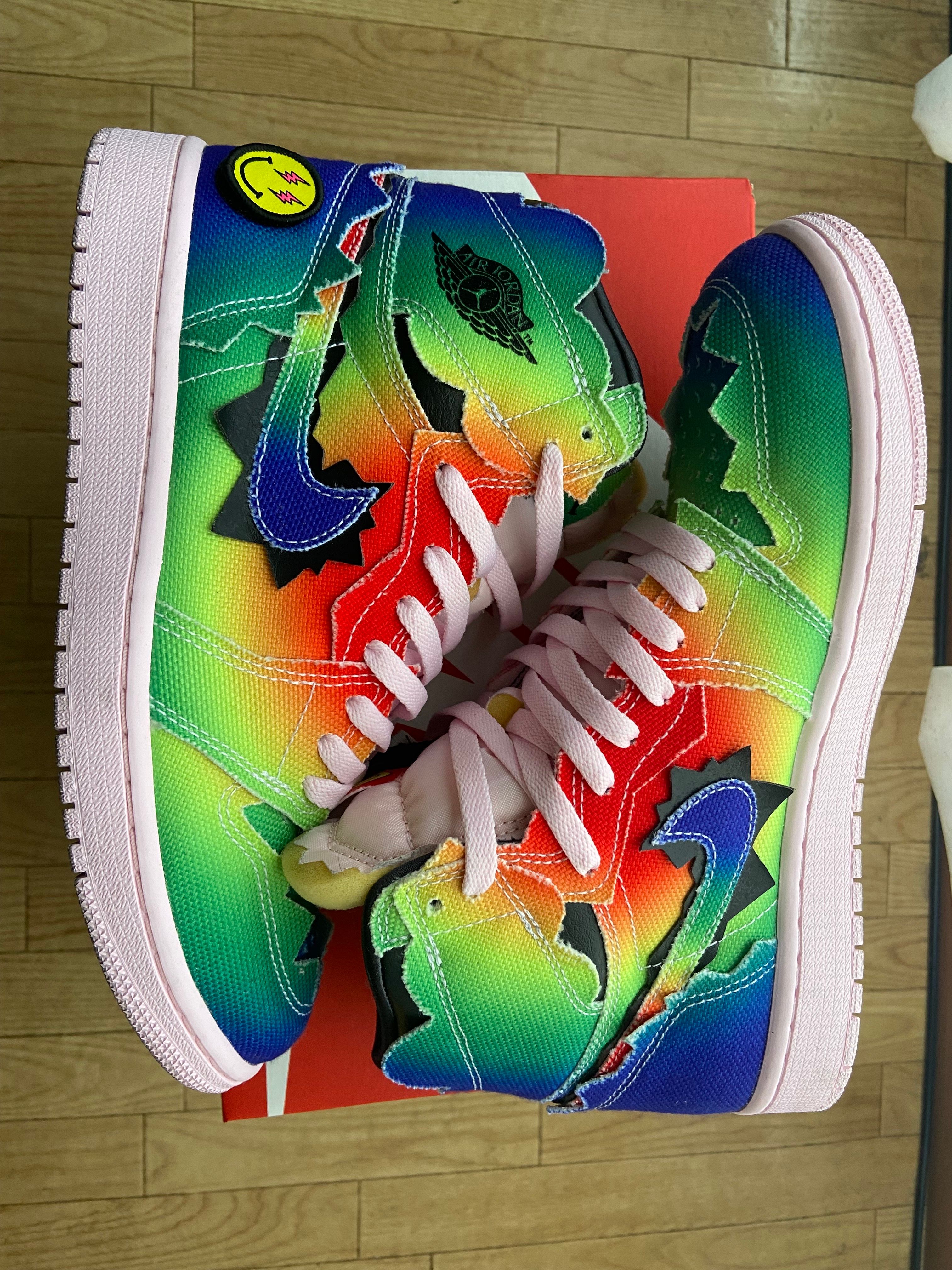 J Balvin × Nike Air Jordan 1 High OG "Rainbow"