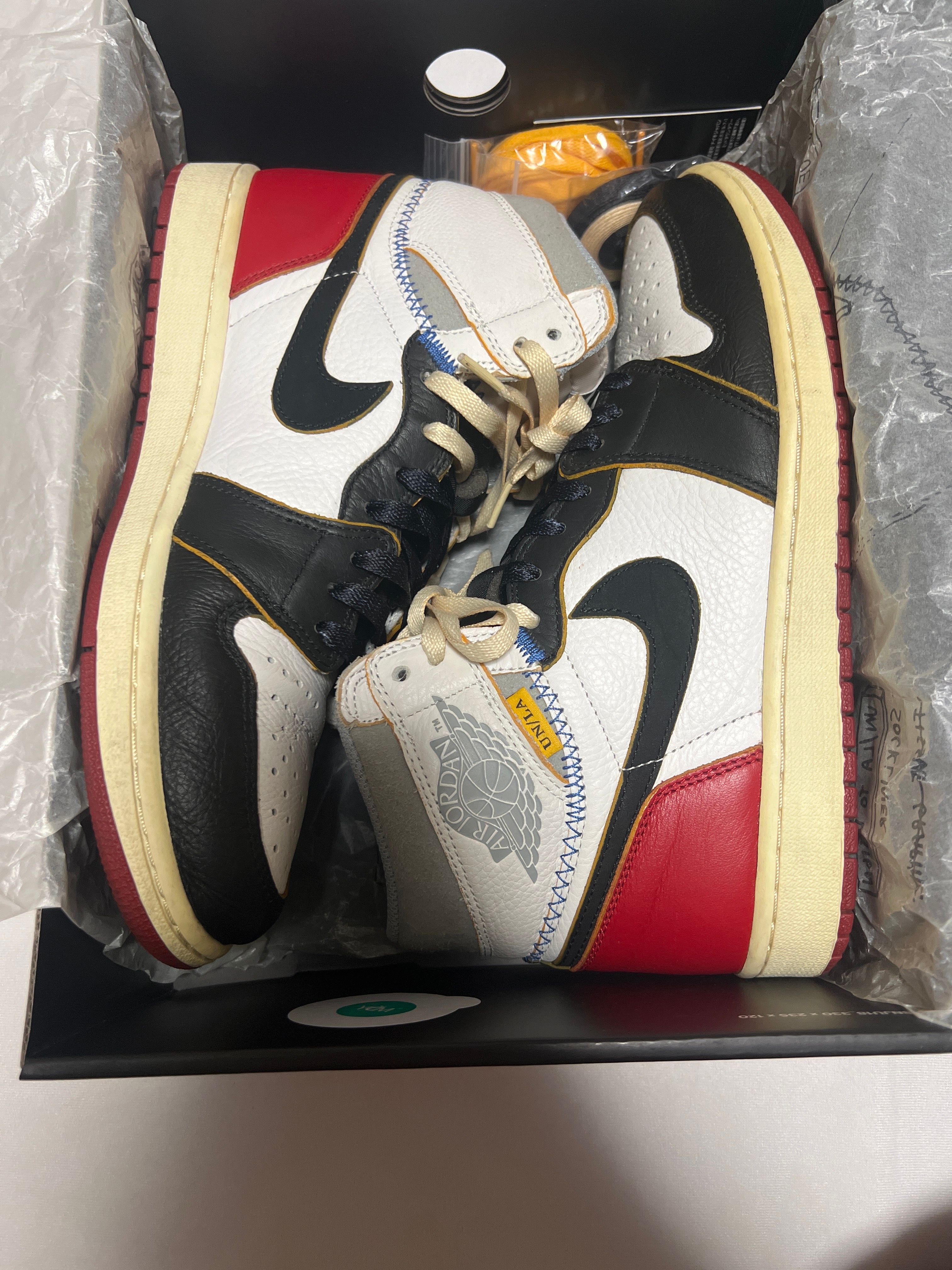 UNION × Nike Air Jordan 1 Retro High OG NRG "Varsity Red/Wolf Grey"