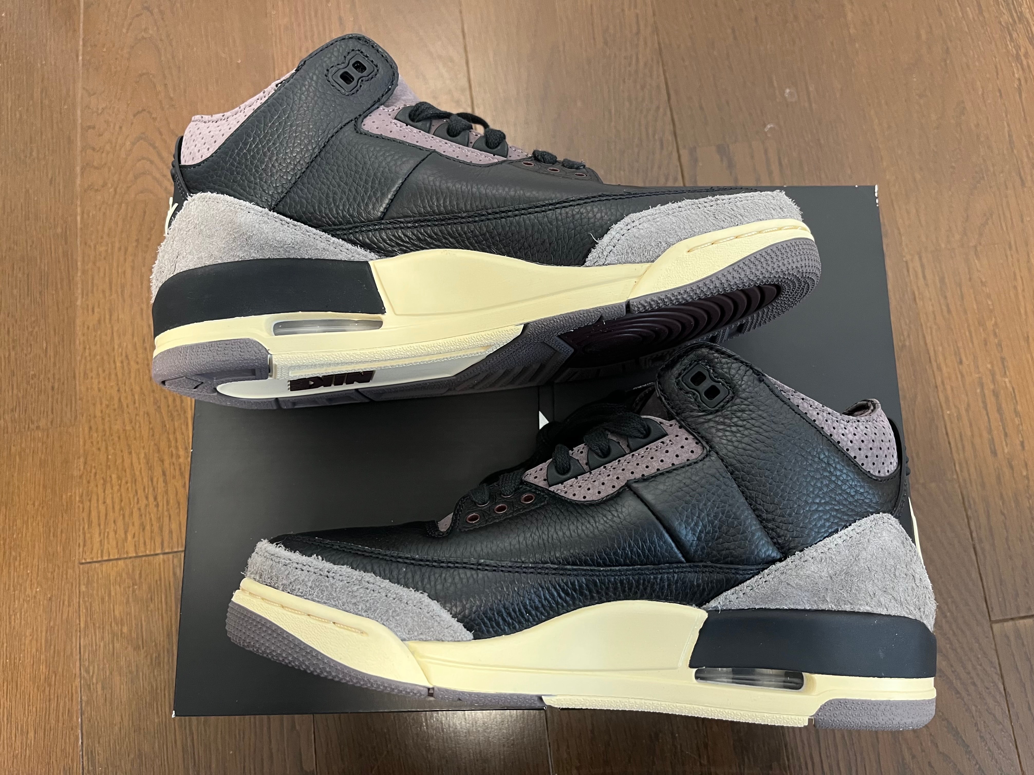 A Ma Maniere × Nike Women's Air Jordan 3 Retro OG SP "Black and Flat Pewter/WYWS"