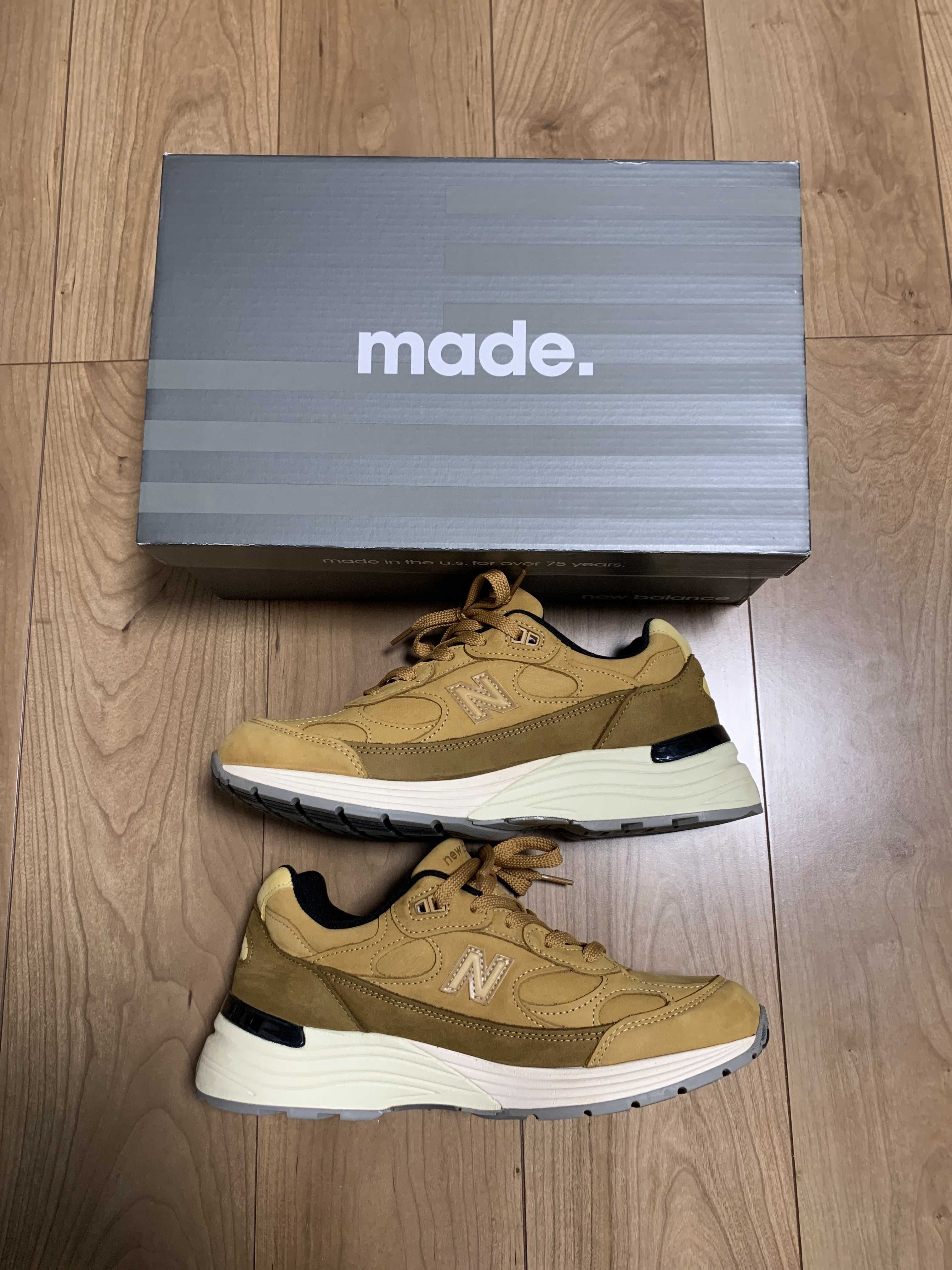 New Balance 992 Made in USA "Tan/Brown"