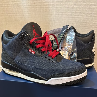 Levi’s × Nike Air Jordan 3 Retro SP "Indigo and Gym Red" (LEVI'S Tab)