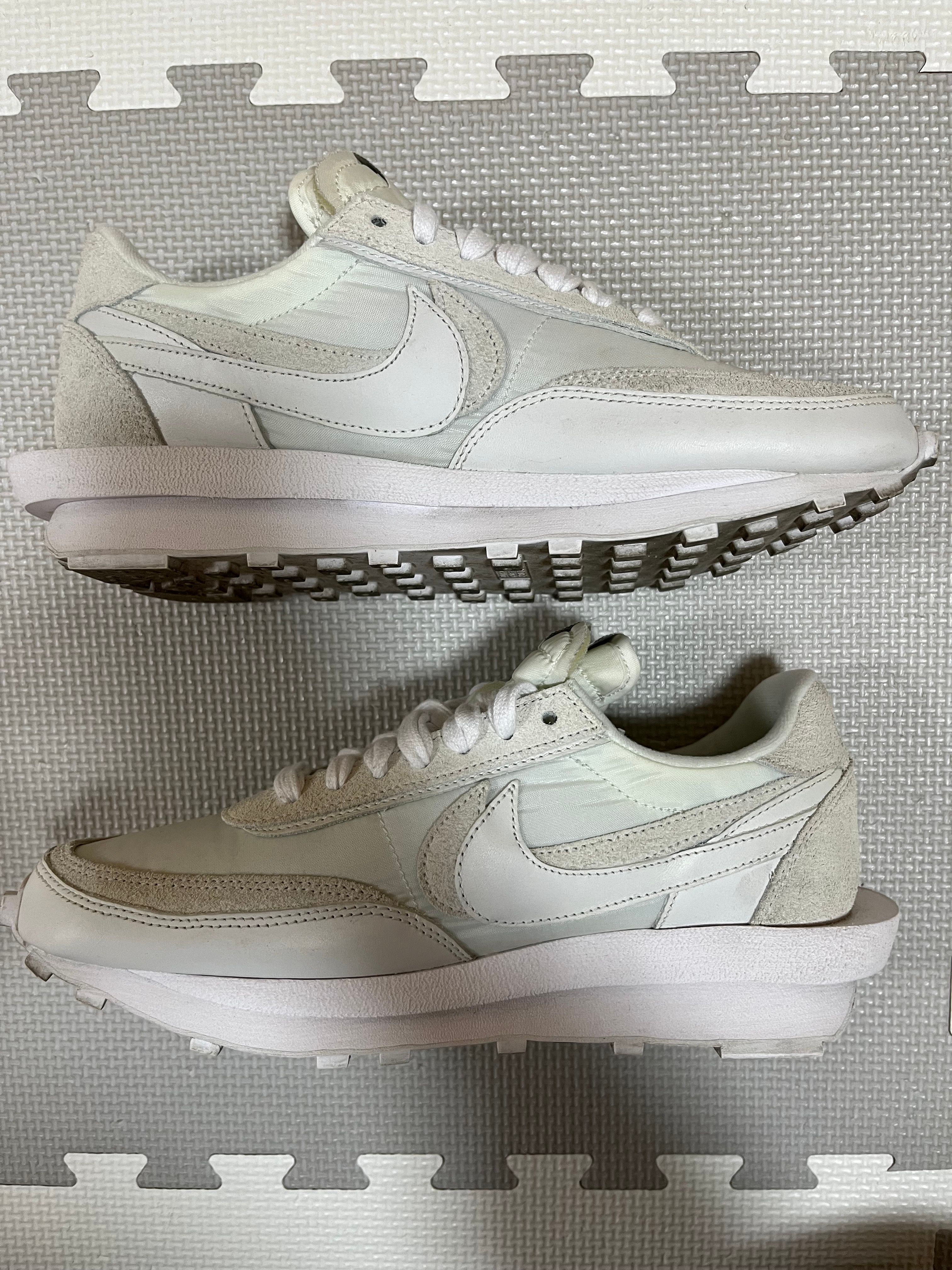 sacai × Nike LDV Waffle "Triple White"