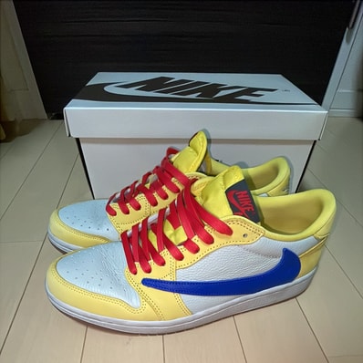 Travis Scott × Nike Women's Air Jordan 1 Retro Low OG "Canary"