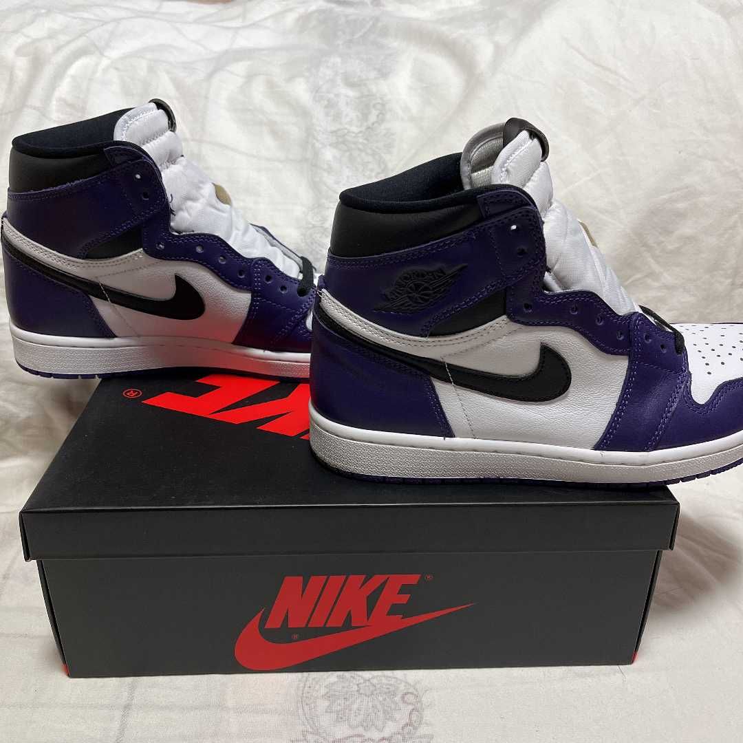 Nike Air Jordan 1 Retro High OG "Court Purple White/Black" (2020)   