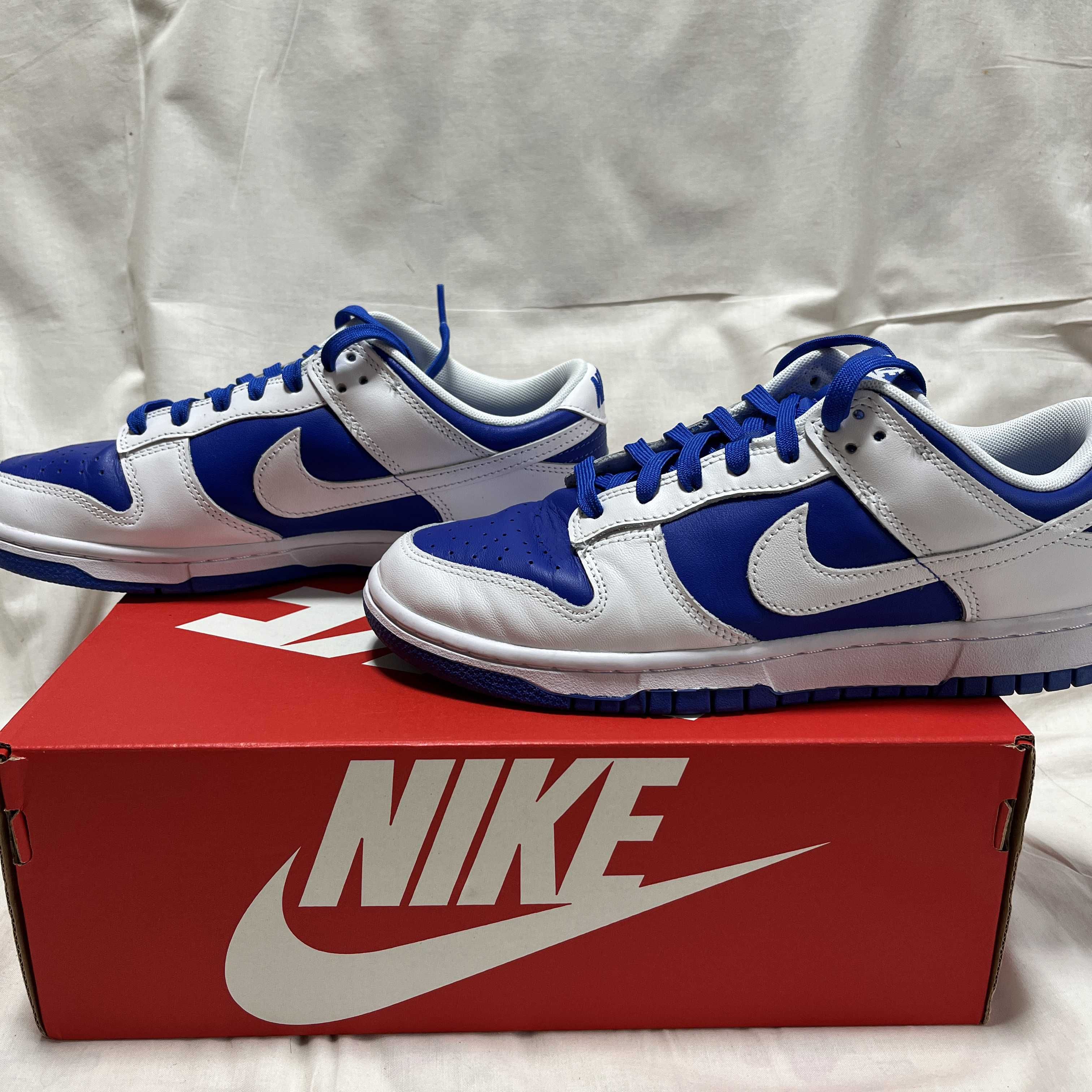 Nike Dunk Low Retro "Racer Blue and White"