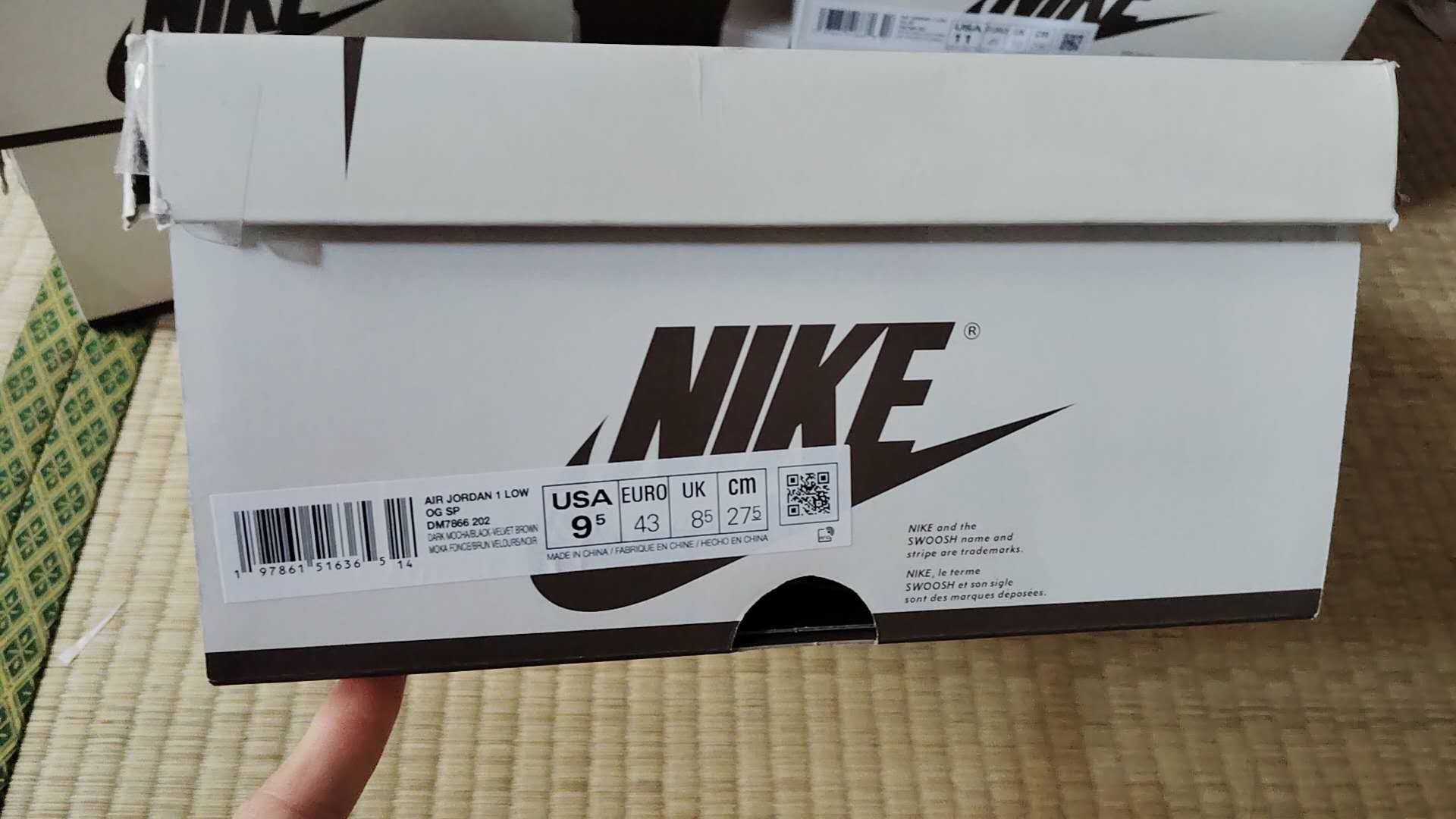 Travis Scott × Nike Air Jordan 1 Low OG SP "Velvet Brown and Dark Mocha"