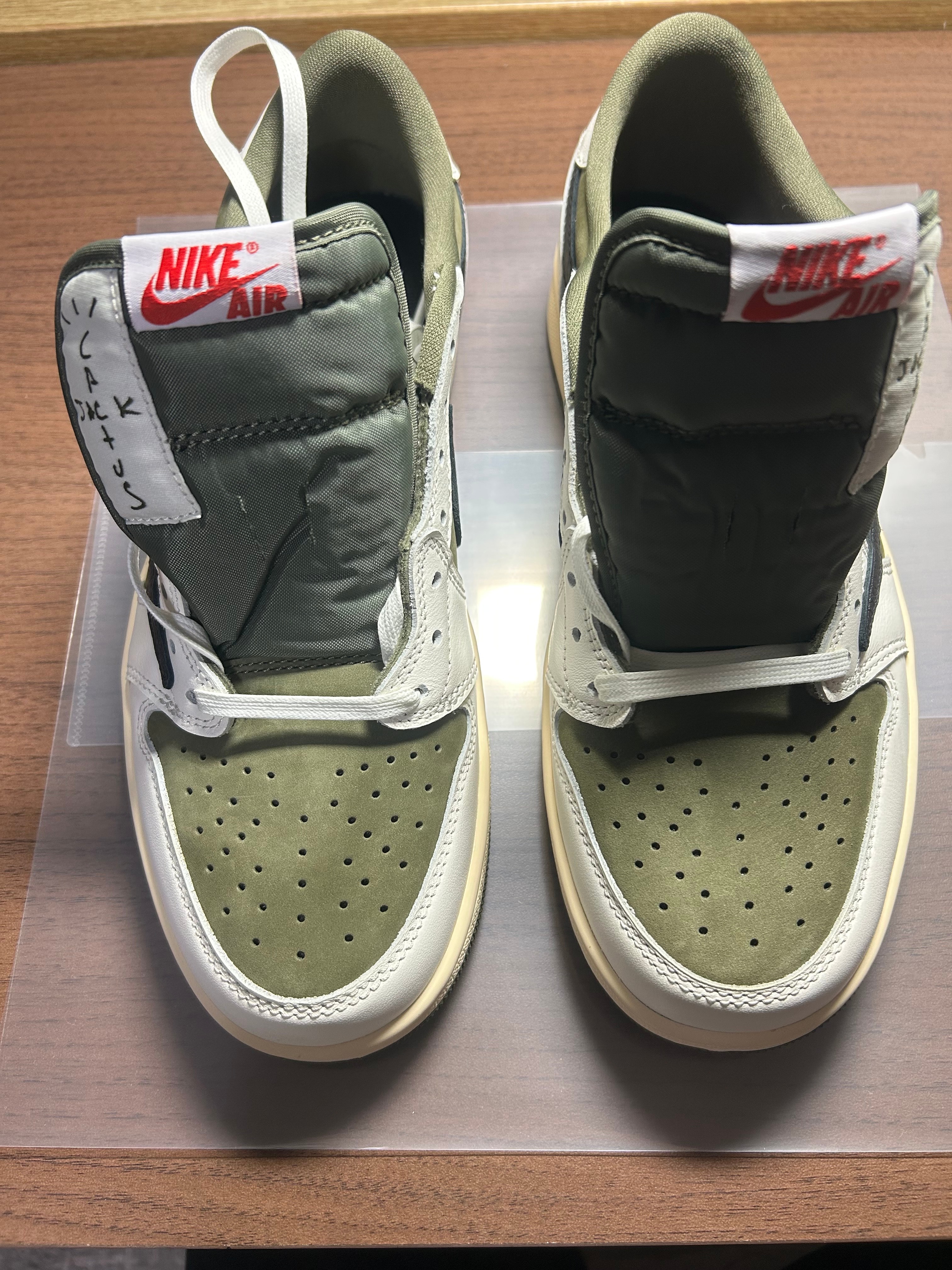 Travis Scott × Nike Air Jordan 1 Low OG SP "Reverse Olive"