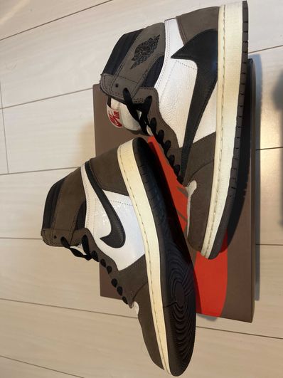 Travis Scott × Nike Air Jordan 1 Retro High OG TS SP "Sail/Dark Mocha"