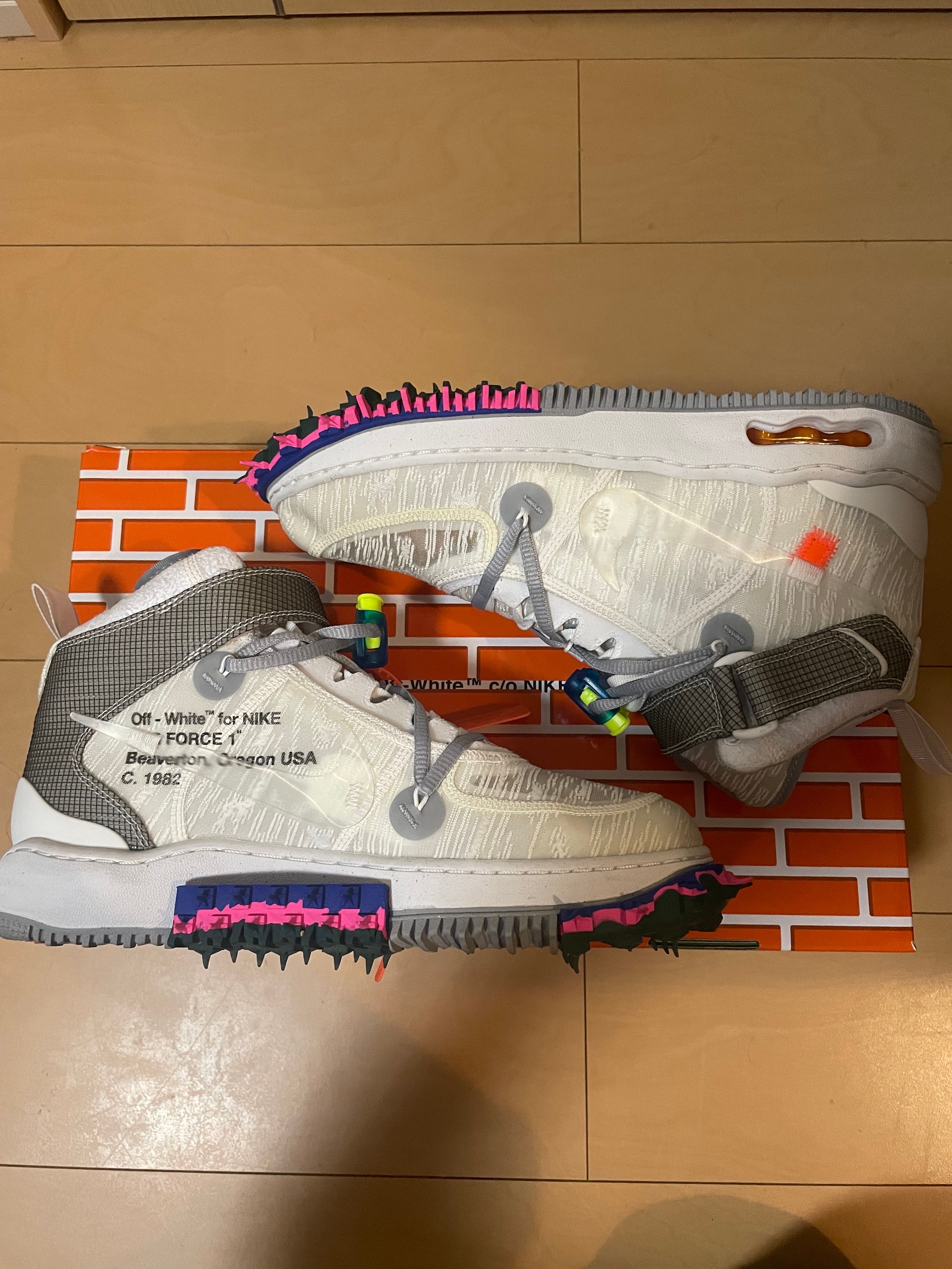 Off-White × Nike Air Force 1 Mid "White"