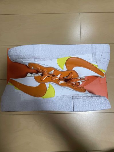 SACAI × NIKE BLAZER LOW "MAGMA ORANGE"