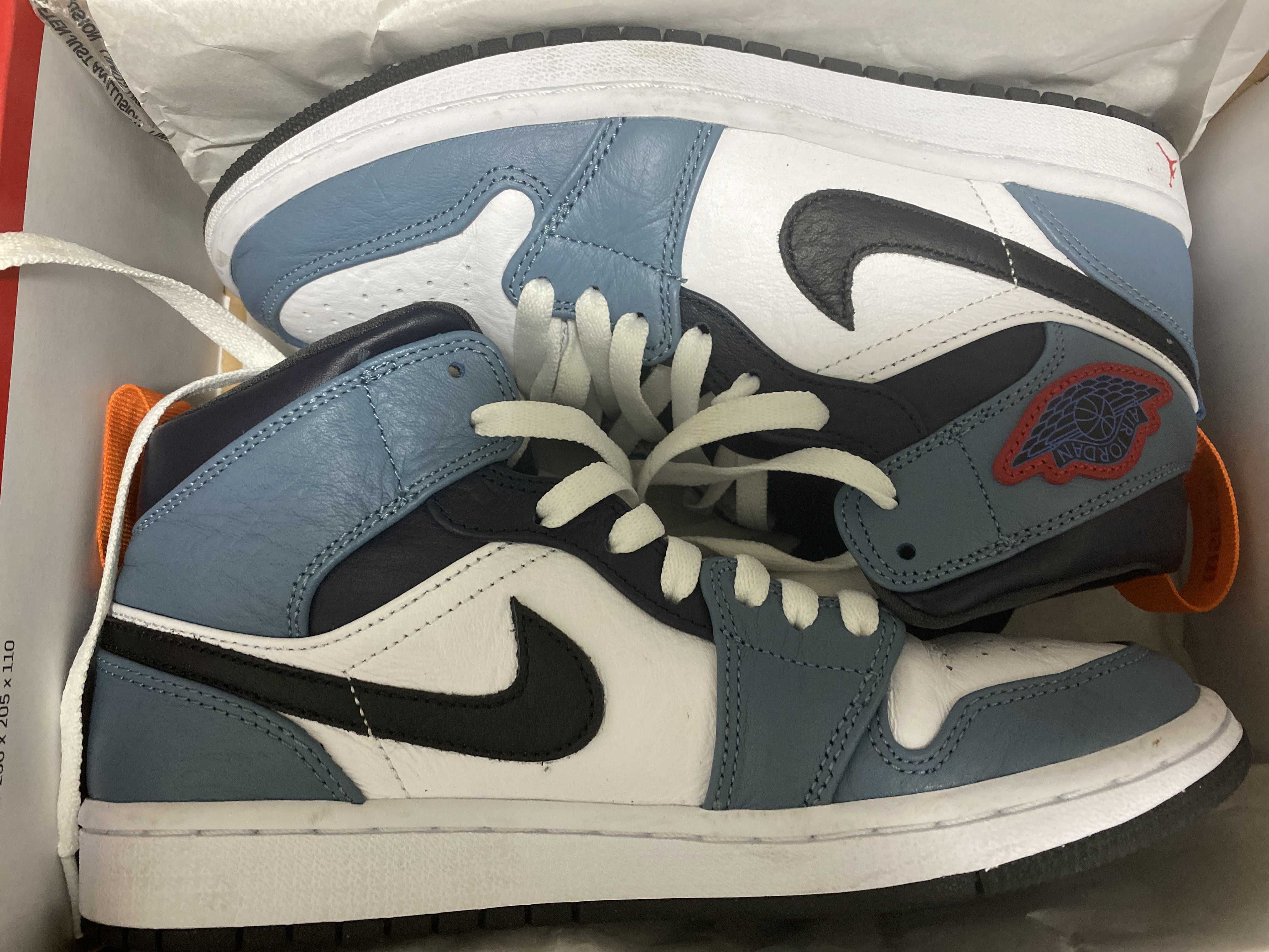 FACETASM × Nike Air Jordan 1 Mid "White/Navy"