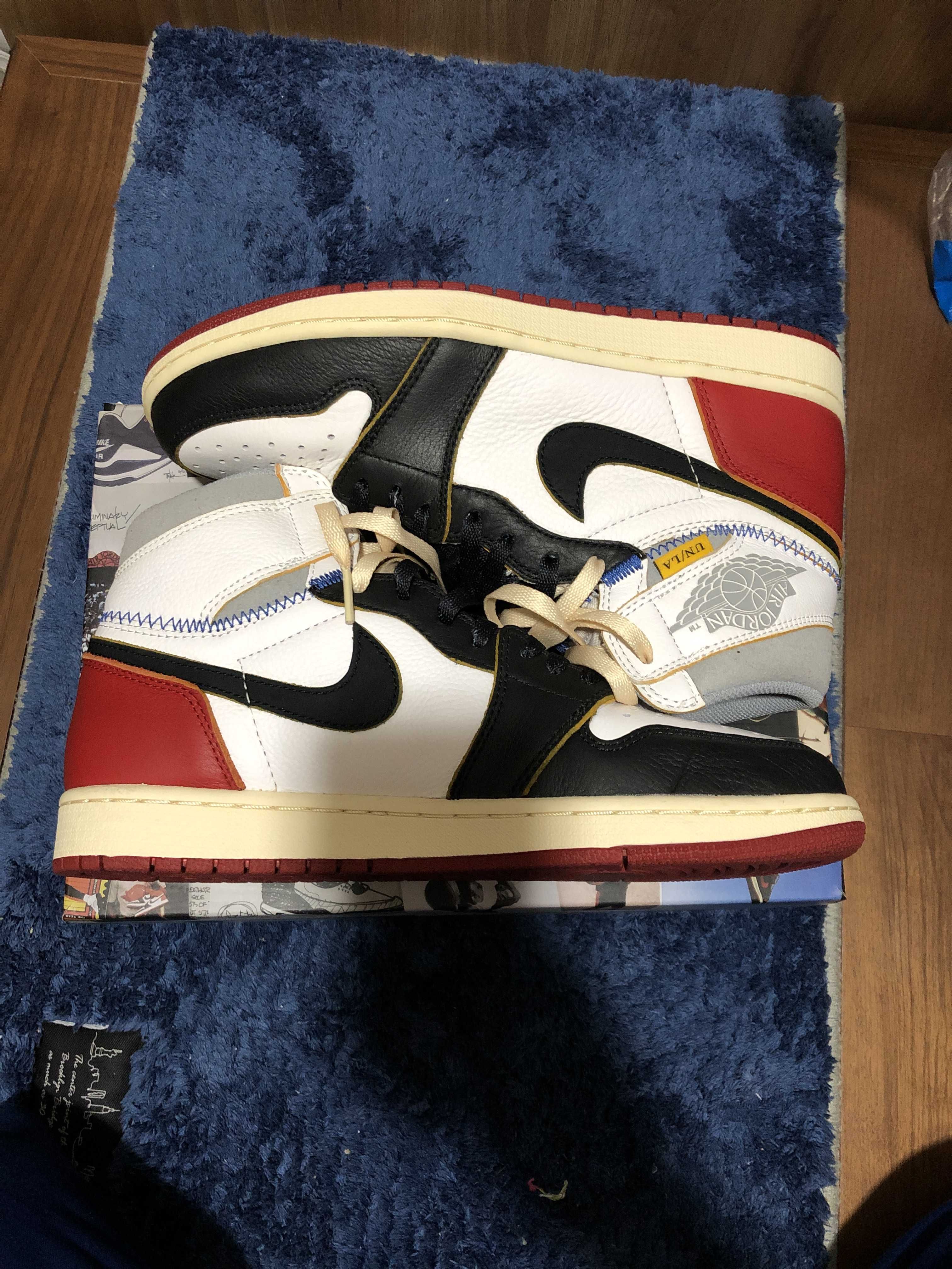 UNION × Nike Air Jordan 1 Retro High OG NRG "Varsity Red/Wolf Grey"