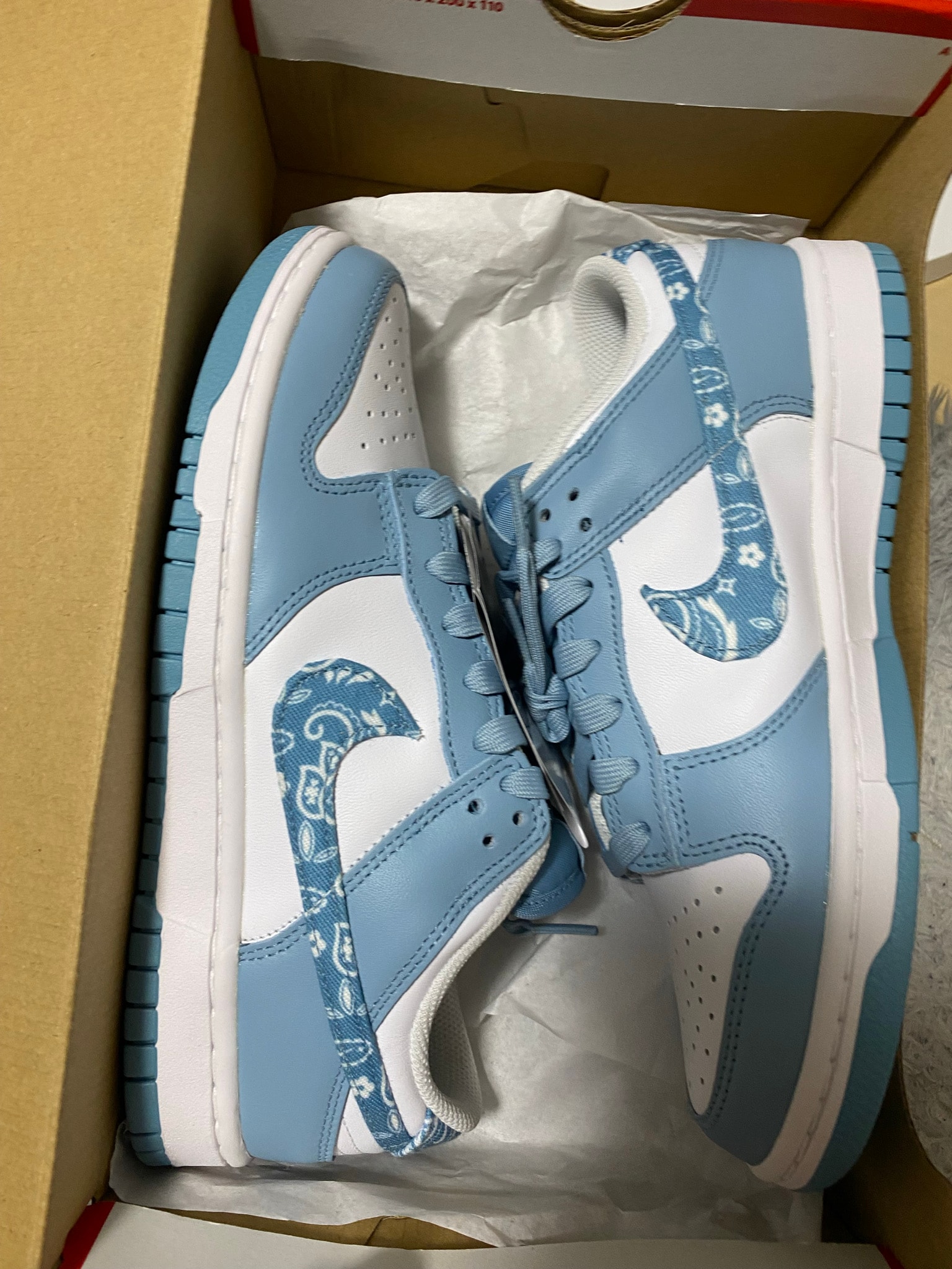 Nike Women's Dunk Low ESS "Blue Paisley"