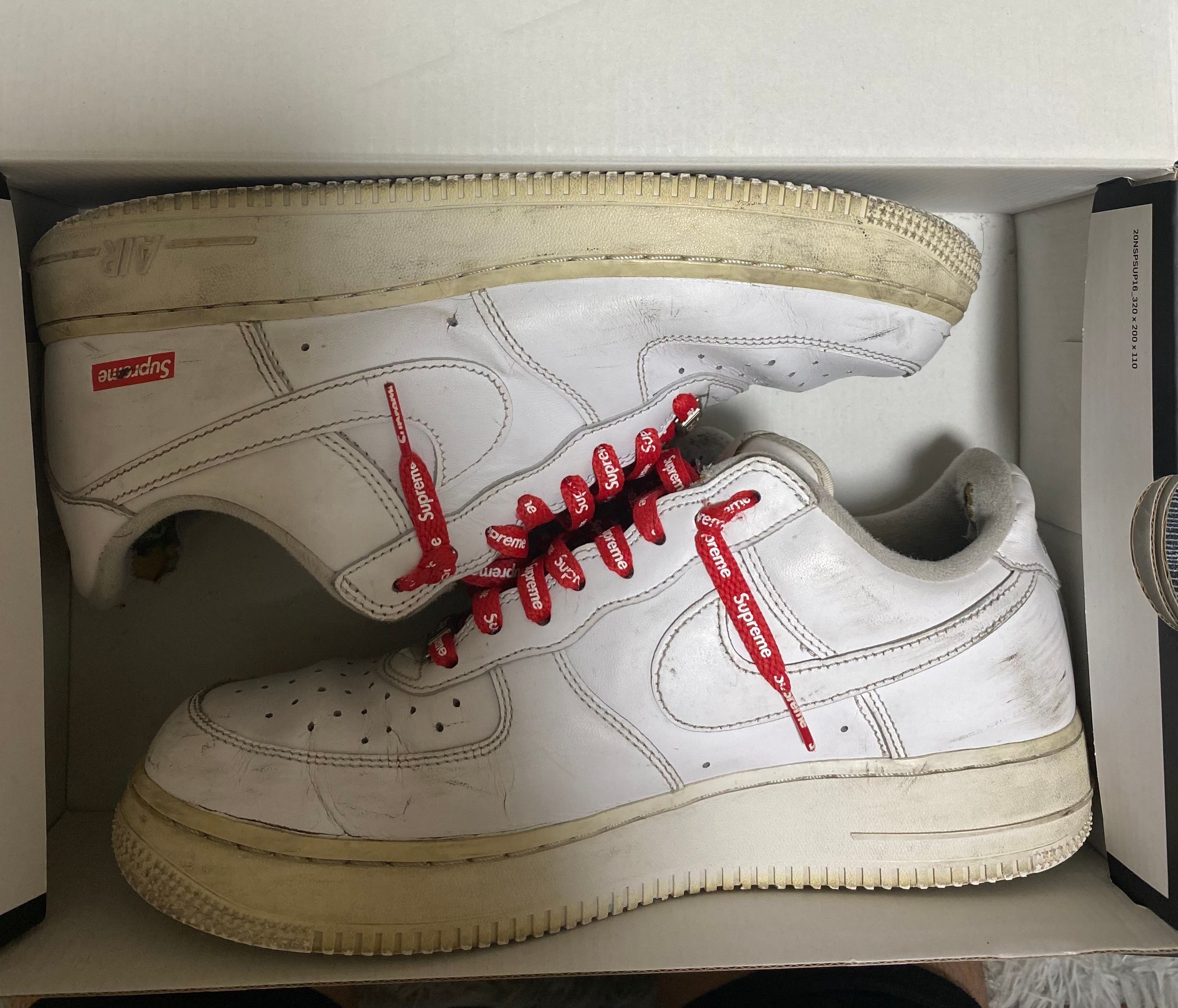 Supreme × Nike Air Force 1 Low "White"