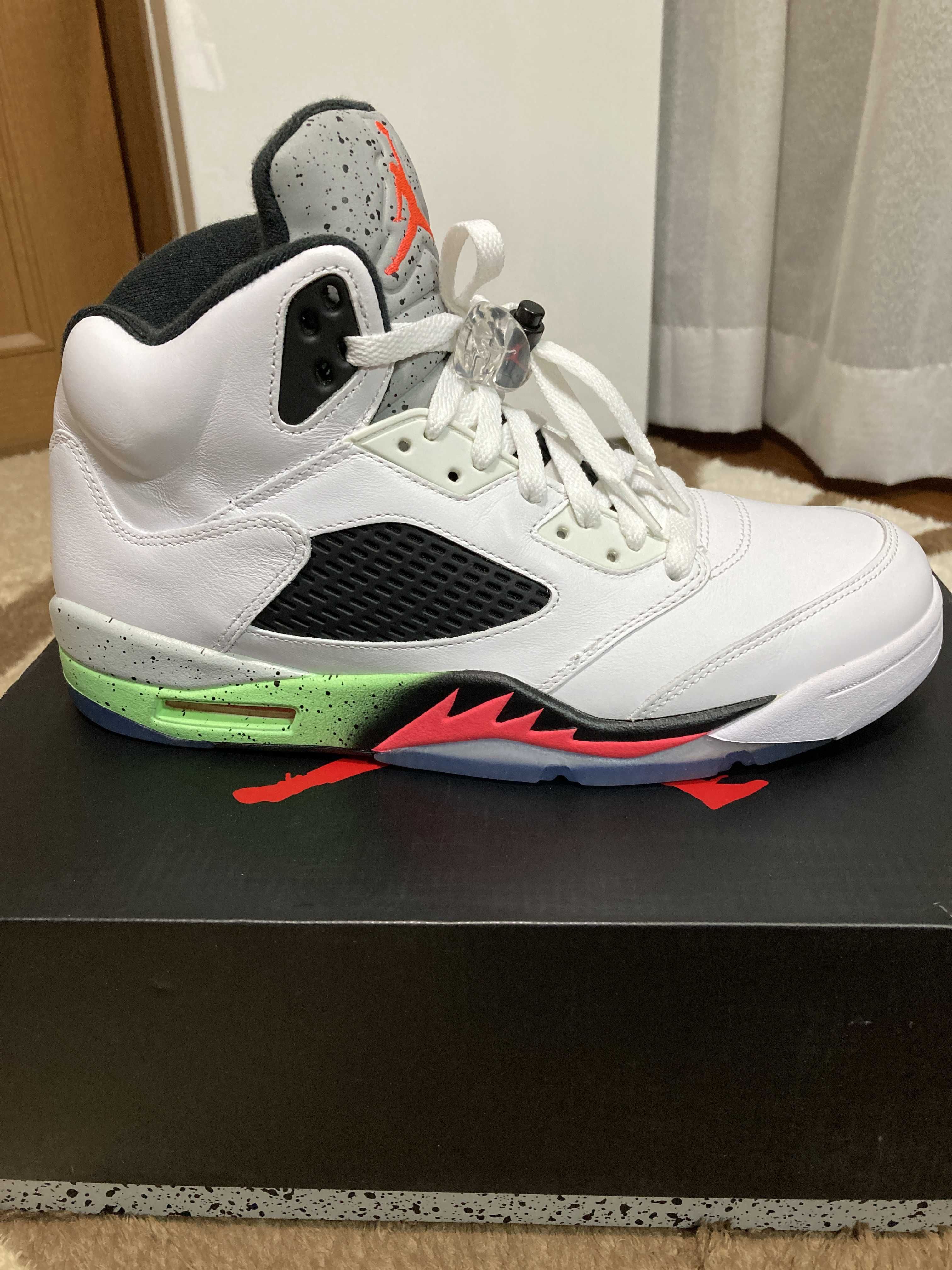 NIKE AIR JORDAN 5 RETRO POISON GREEN