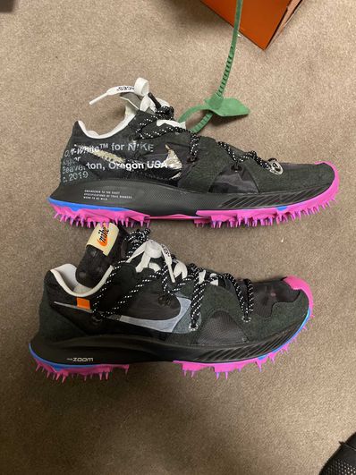 Off-White × Nike Women's Zoom Terra Kiger 5 "Black"