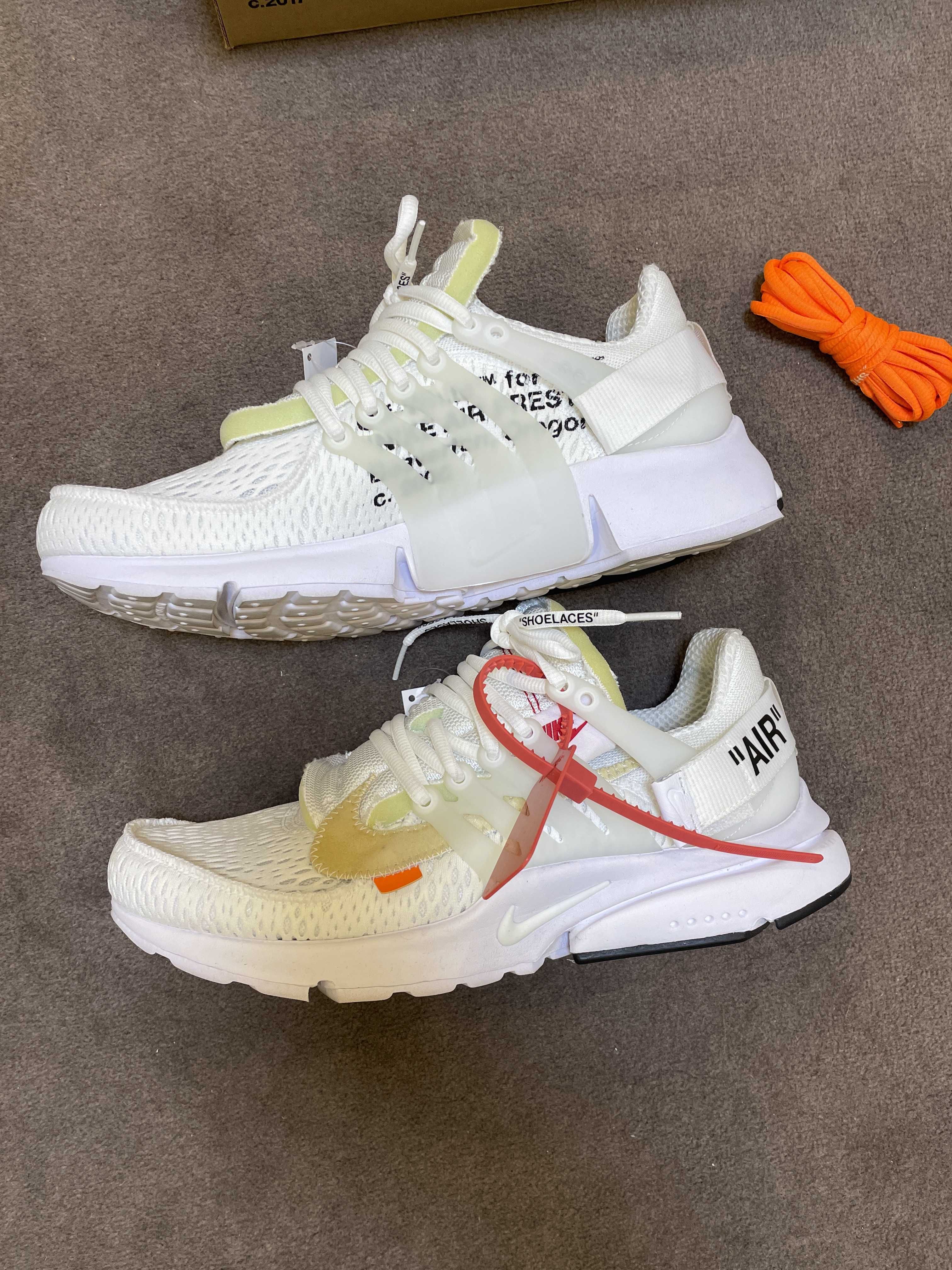 Off-White × Nike Air Presto "White/Black/Cone"