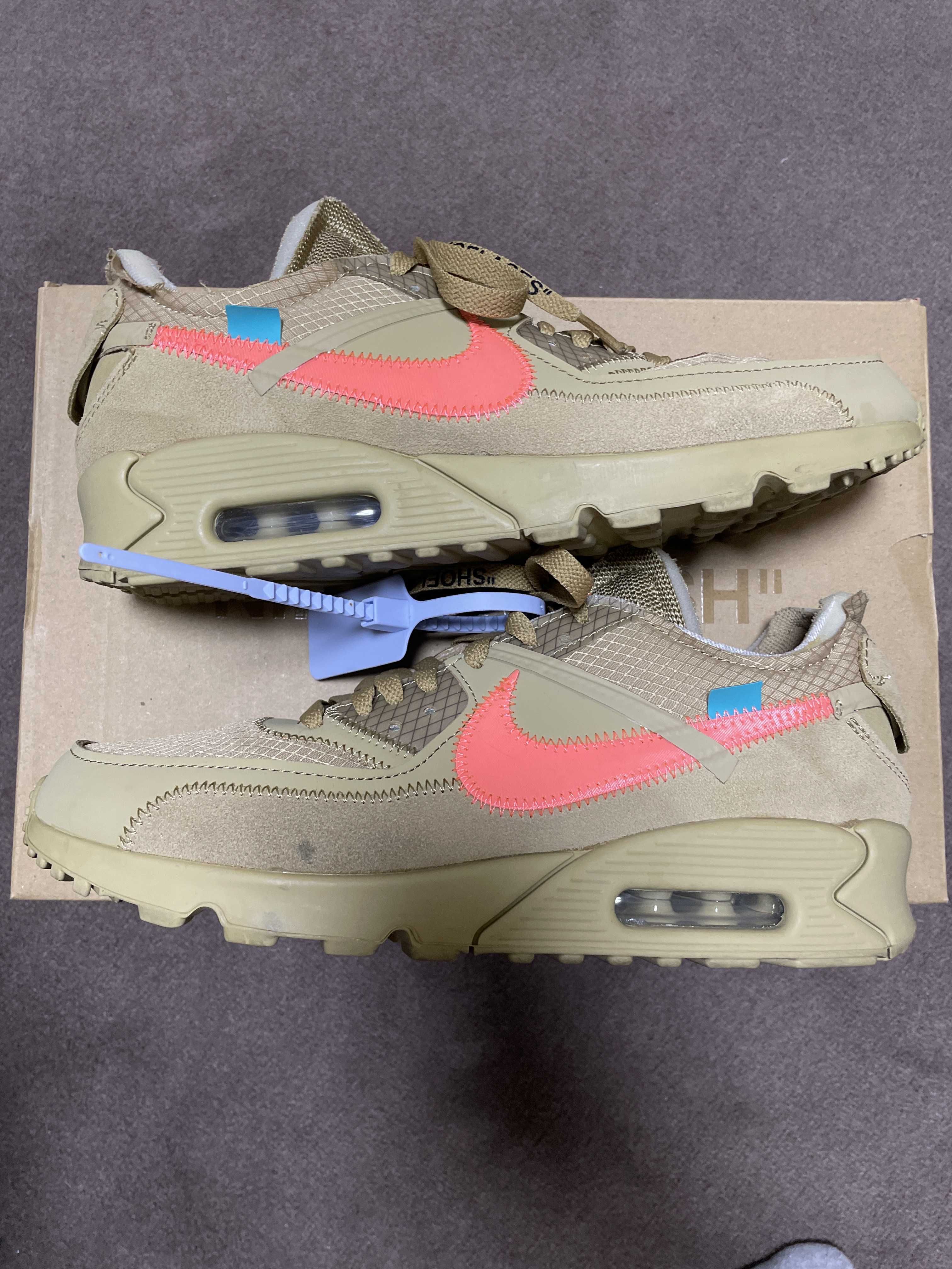 Off-White × Nike Air Max 90 "Desert Ore"