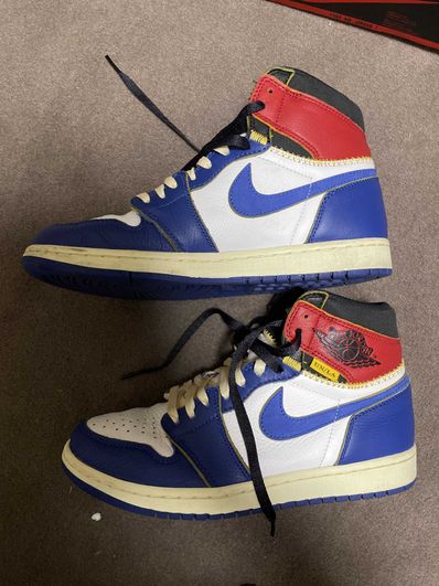Union × Nike Air Jordan 1 Retro High OG NRG "Storm Blue/Varsity Red"