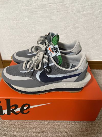 CLOT × Sacai × Nike LD Waffle "Grey Obsidian/Cool Grey"