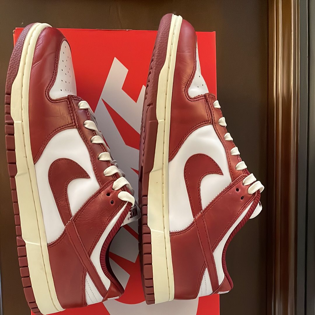 Nike Women's Dunk Low PRM "Team Red and White"