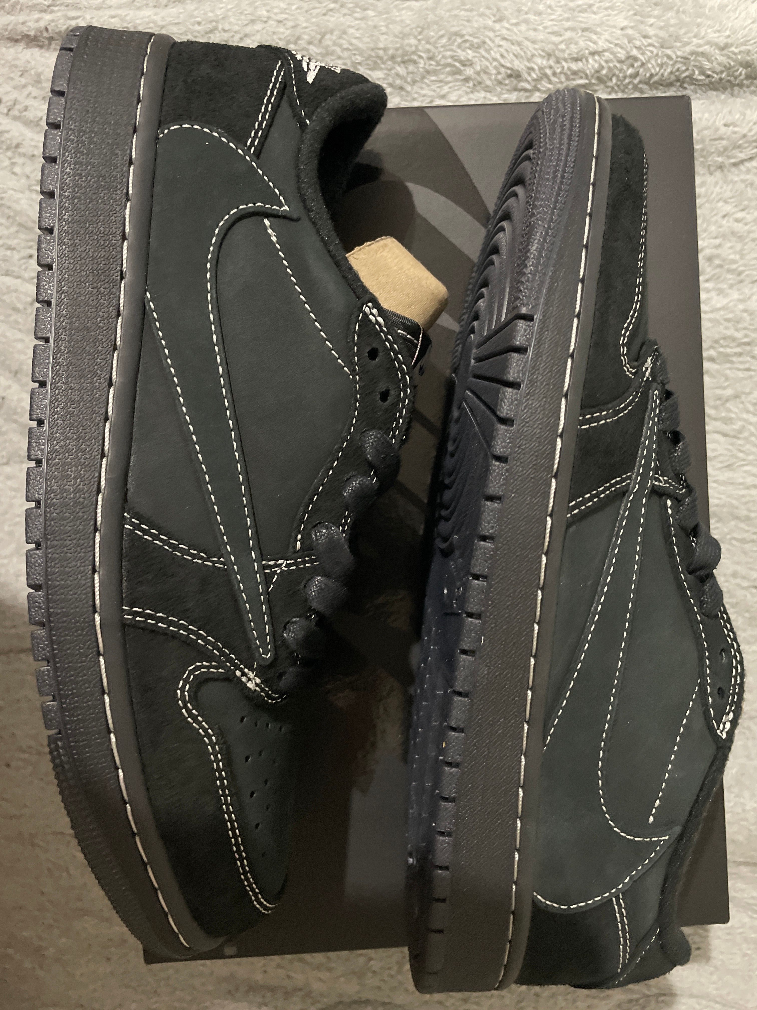 Travis Scott × Nike Air Jordan 1 Low OG SP "Black Phantom"