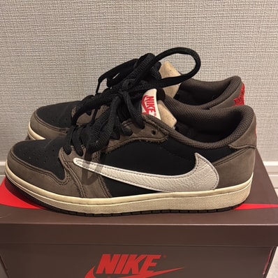 Travis Scott × Nike Air Jordan 1 Low OG SP-T "Black/Dark Mocha"