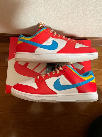 FRUiTY PEBBLESTM × Nike Dunk Low QS "Habanero Red/Dark Sulfur/Laser Blue"