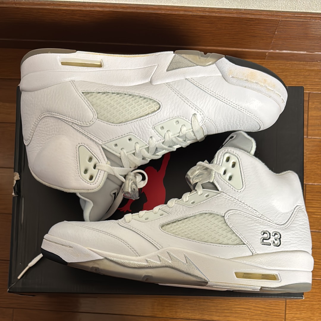 Nike Air Jordan 5 Retro "Metallic White" (2015)