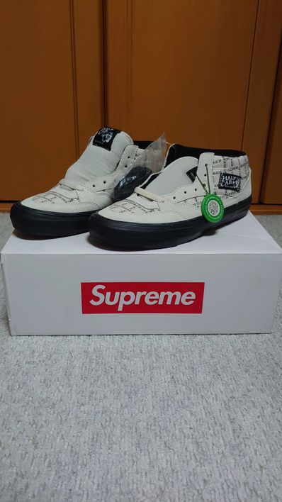 Supreme × Vans Half CAB "White"