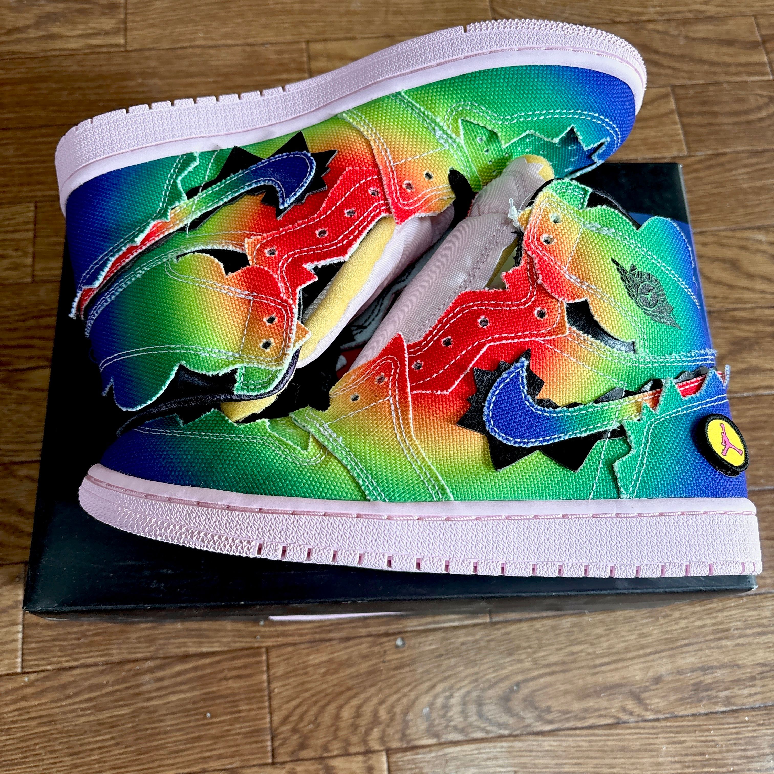 J Balvin × Nike Air Jordan 1 High OG "Rainbow"