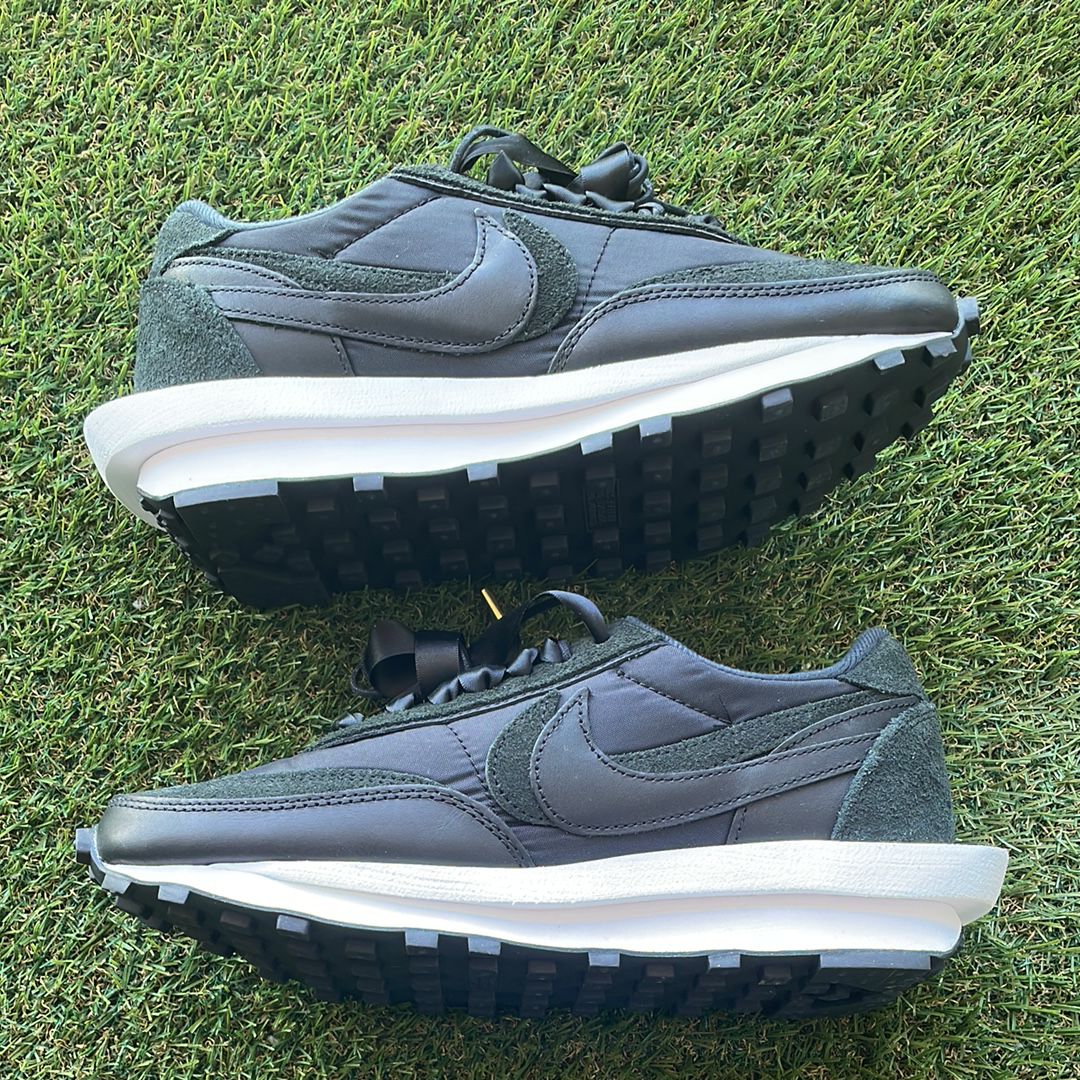 sacai × Nike LDV Waffle "Triple Black"