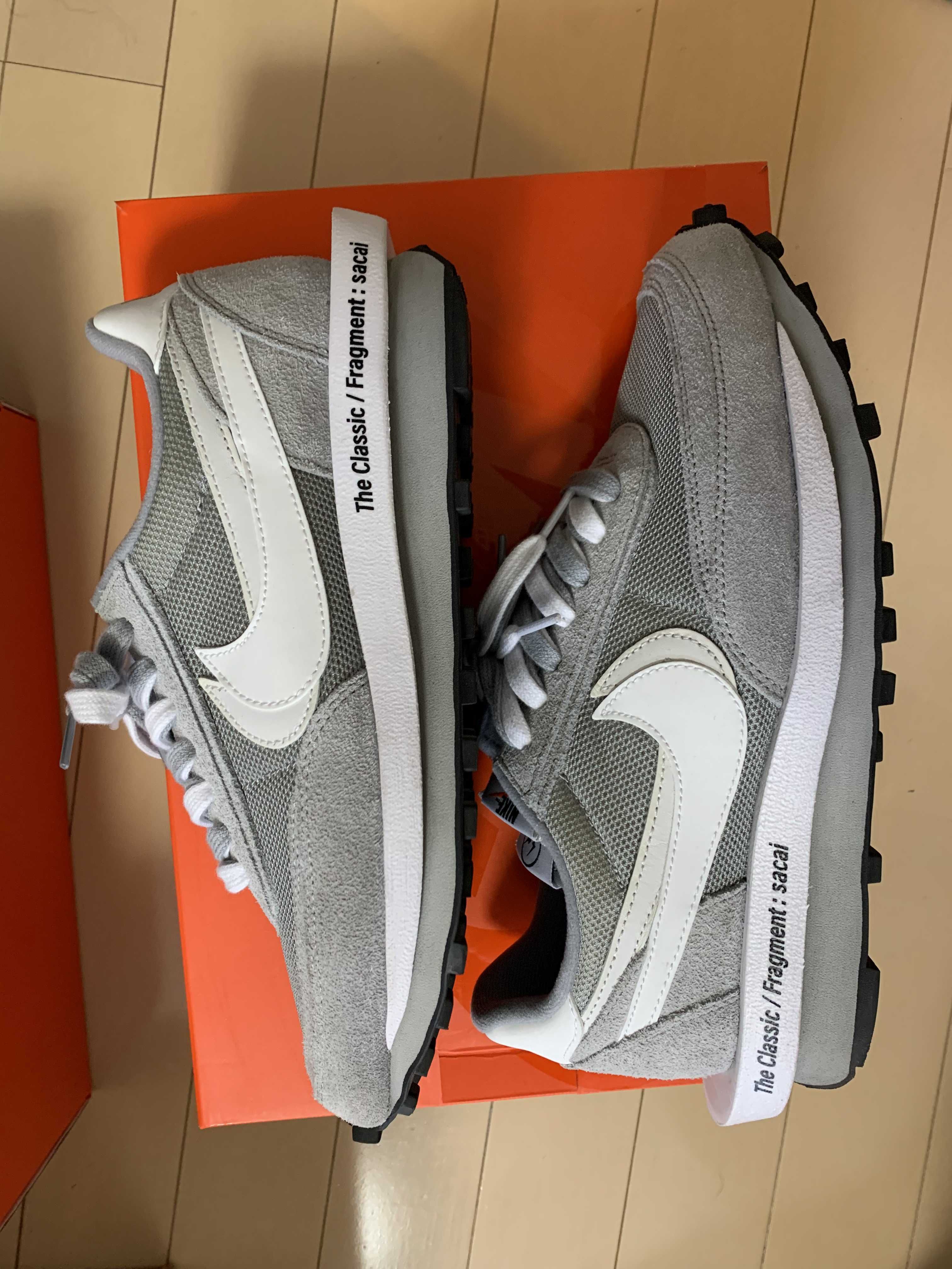 Fragment × sacai × Nike LD Waffle "Light Smoke Grey"