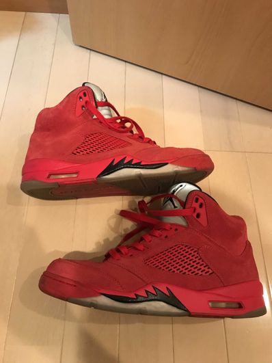 Nike Air Jordan 5 Ratro "Red Suede"