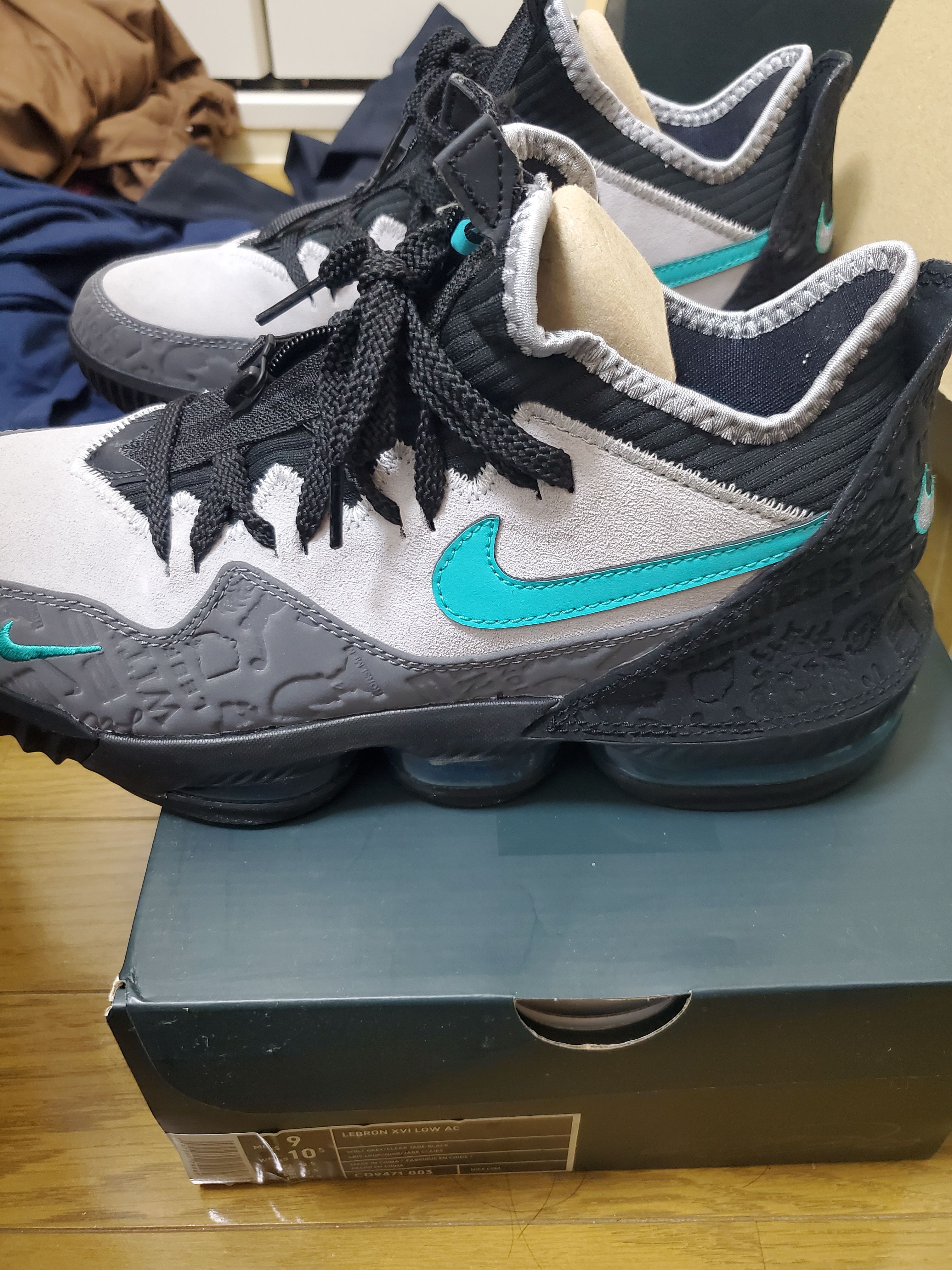 atmos × Nike LeBron 16 "Clear Jade"