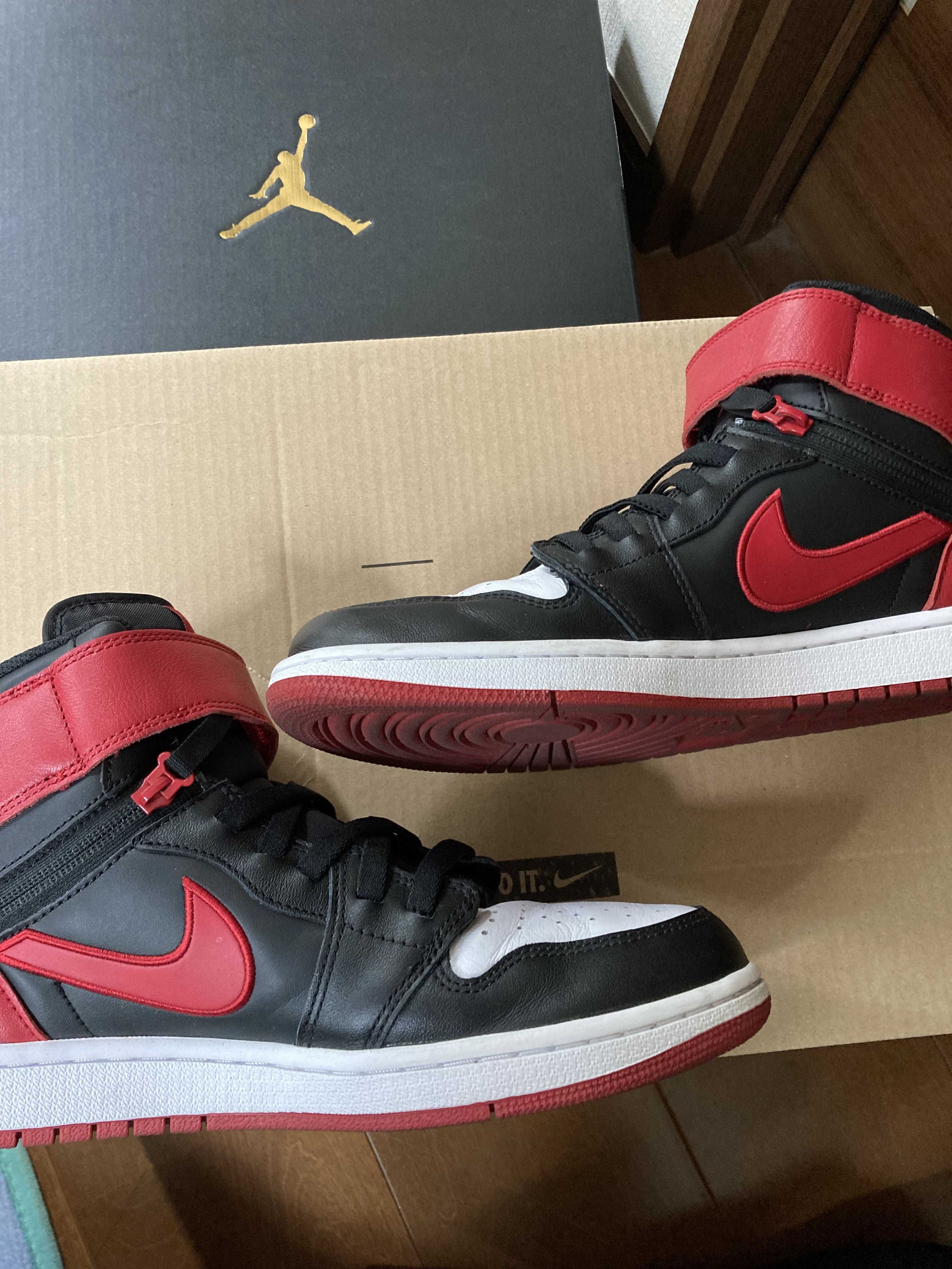 Nike Air Jordan 1 High Flyease "Black/Gym Red"
