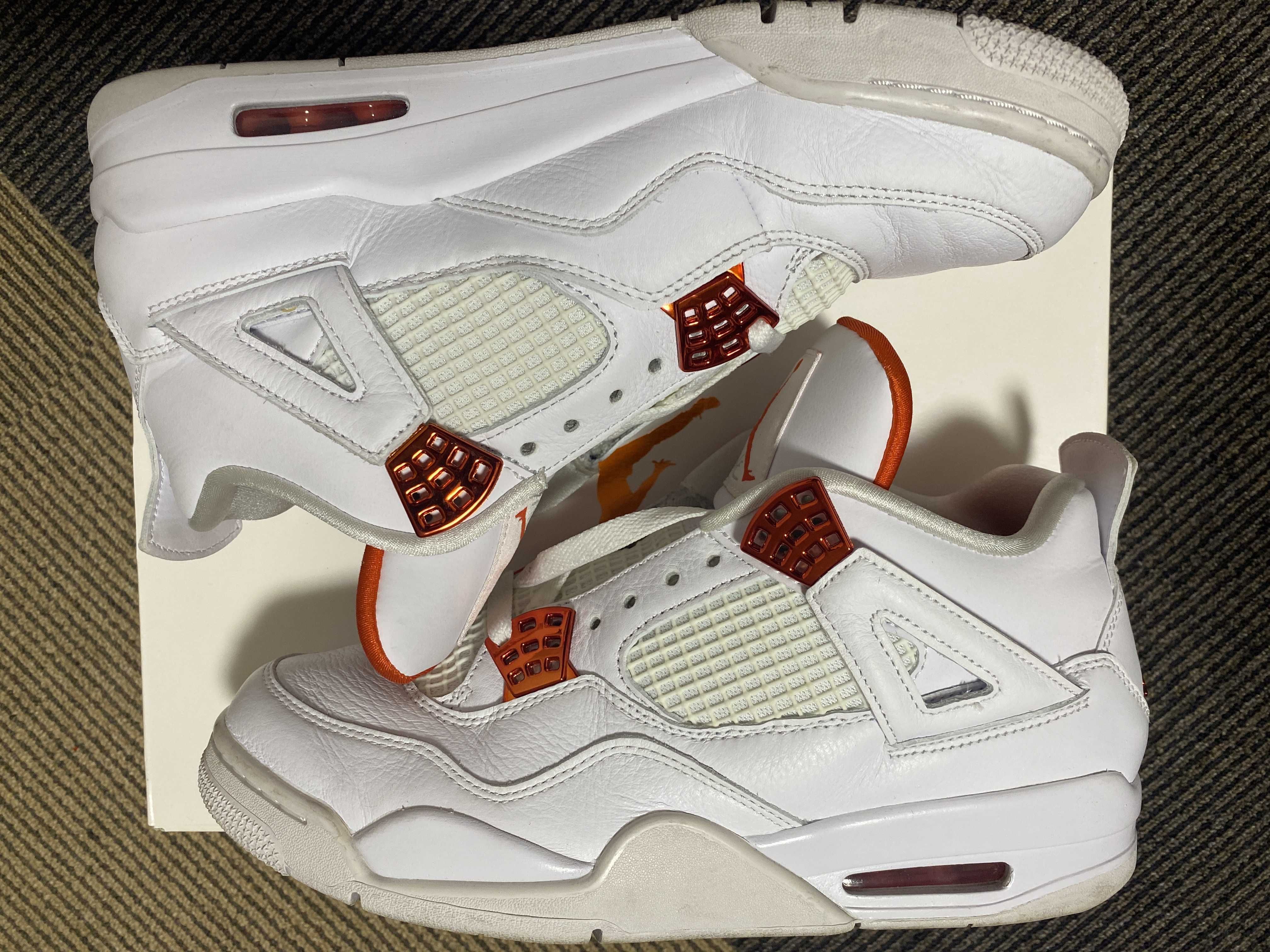 Nike Air Jordan 4 Retro "White/Team Orange"