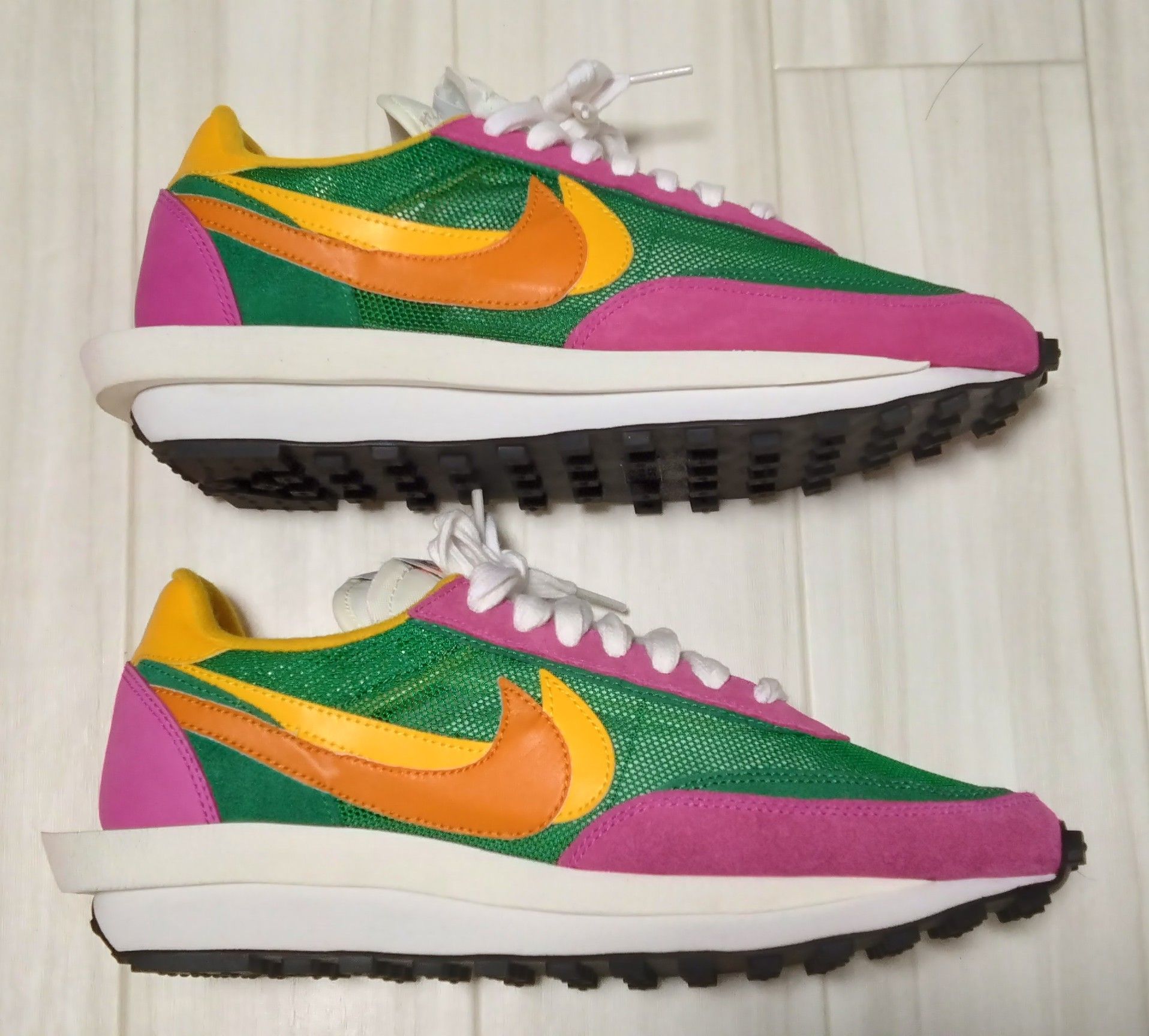 sacai × NIKE LDV WAFFLE "PINE GREEN"