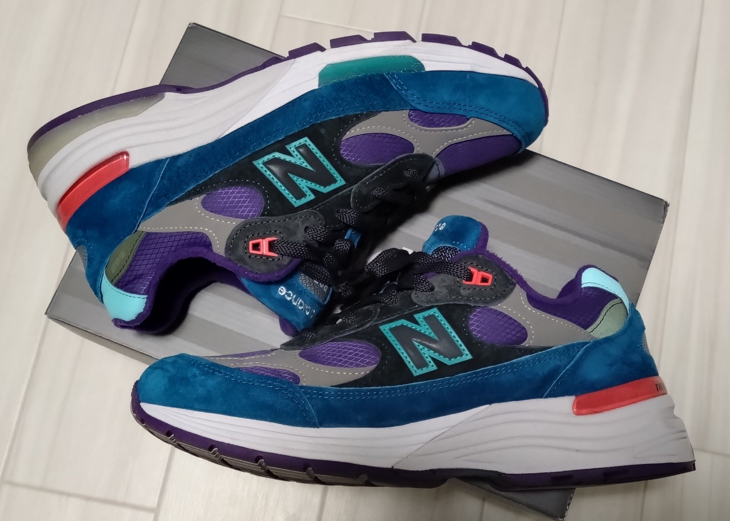 New Balance 992 "Turquoise/Purple/White"
