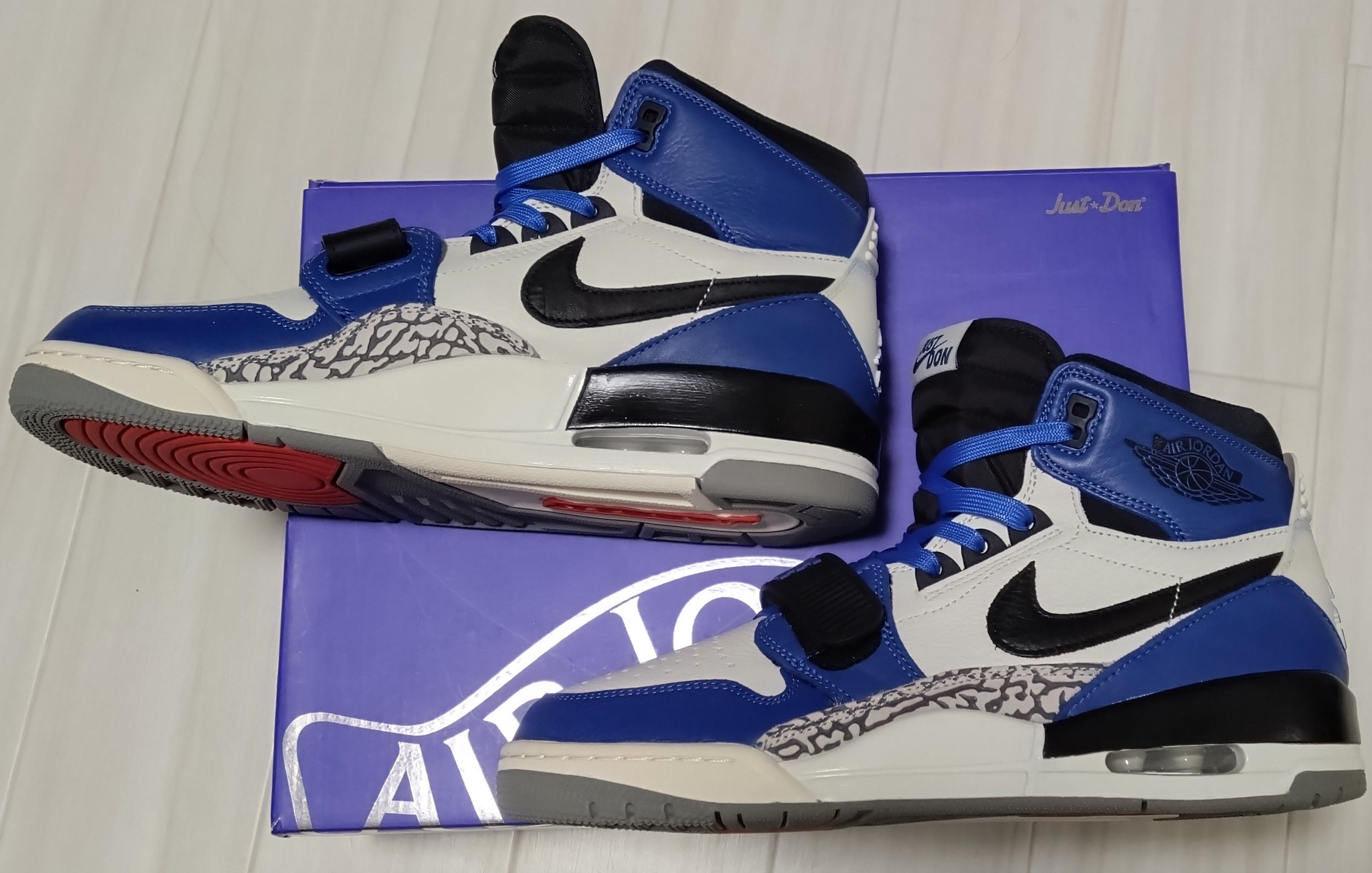 DON C × NIKE JORDAN LEGACY 312 STORM BLUE
