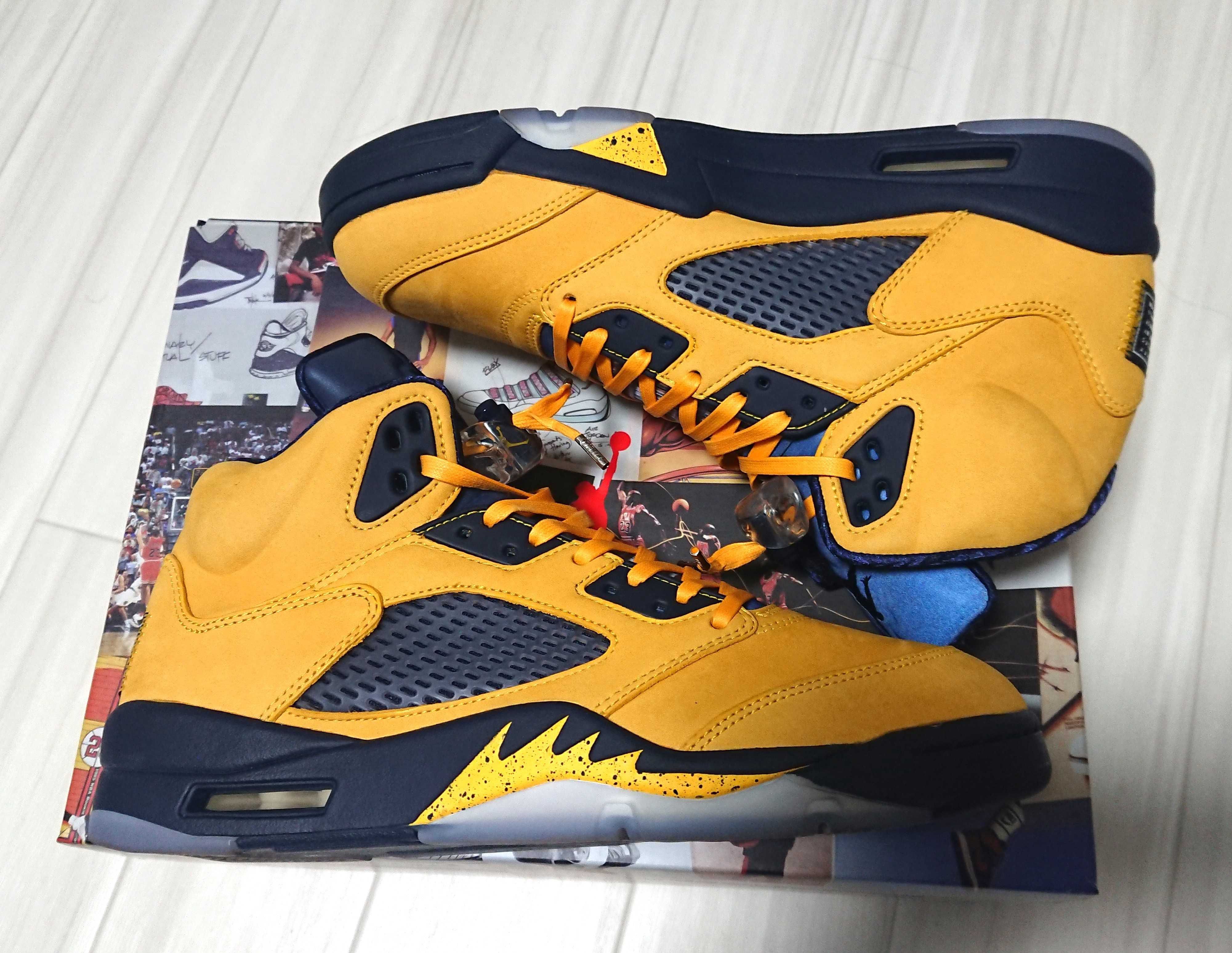 NIKE AIR JORDAN 5 "MICHIGAN"