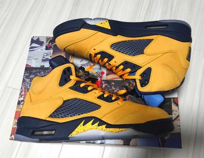 NIKE AIR JORDAN 5 "MICHIGAN"