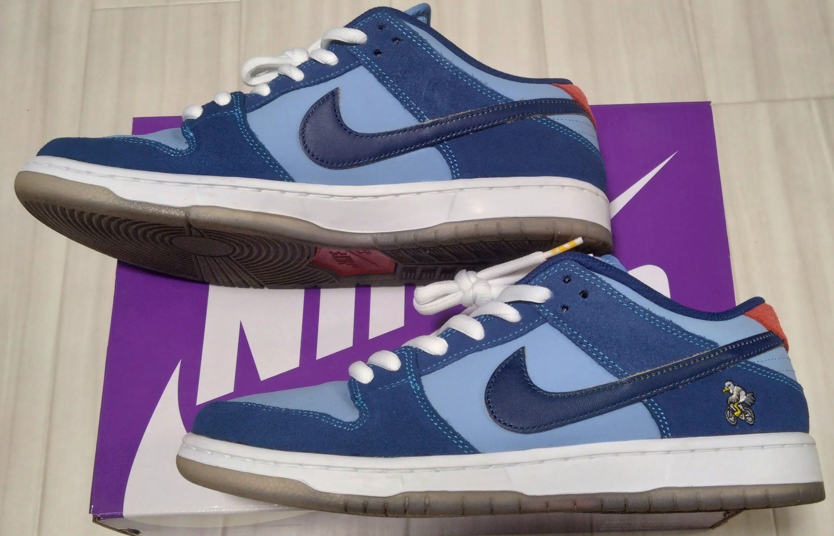 Why So Sad? × Nike SB Dunk Low "Coastal Blue/Speed Yellow-University Red"