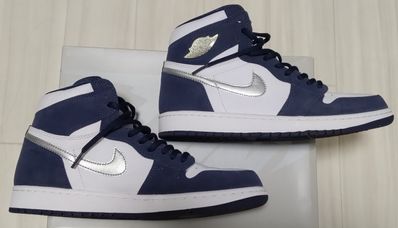 Nike Air Jordan 1 High OG CO.JP "White/Midnight Navy" (2020)(ブリーフケースなし)