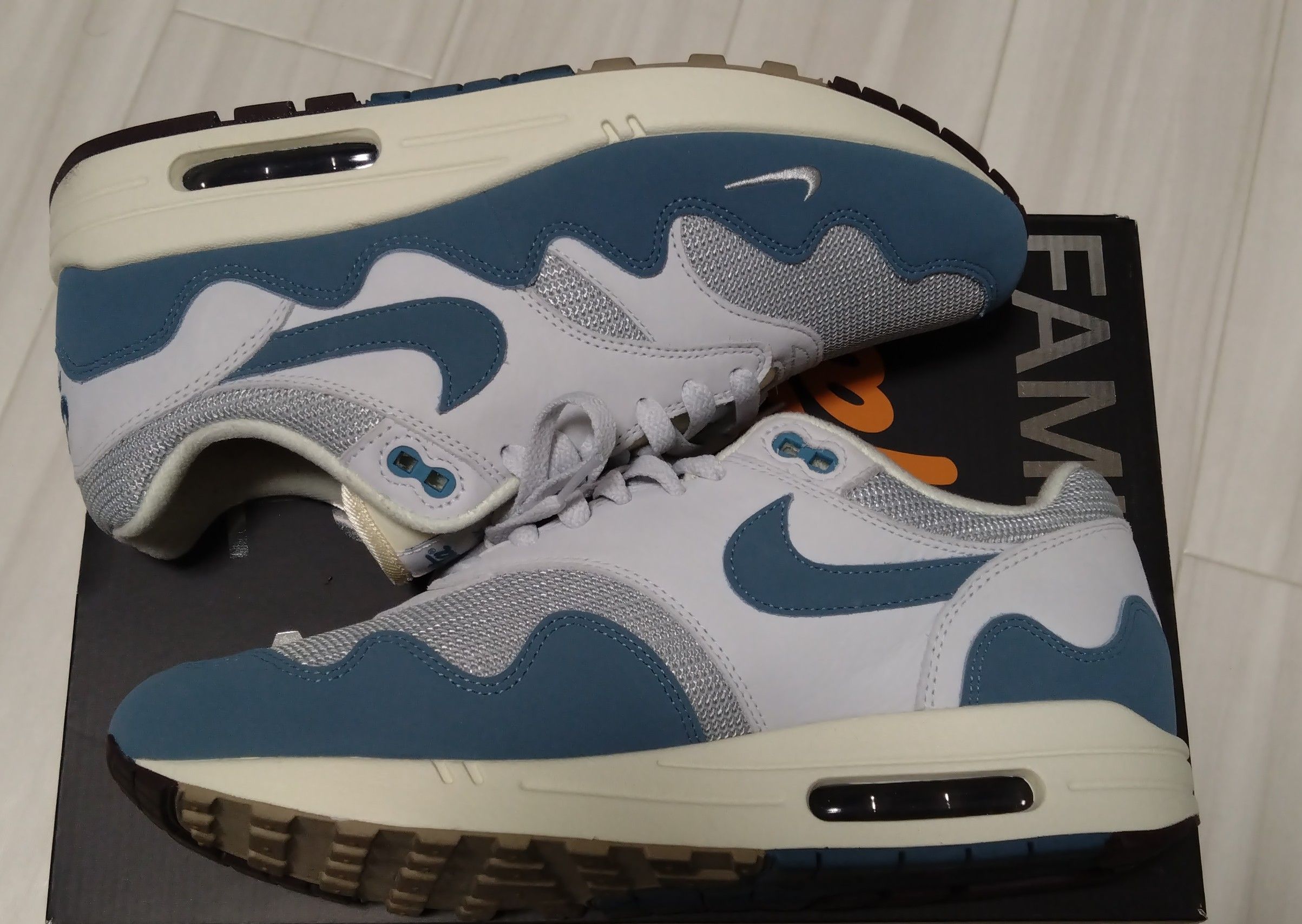 Patta × Nike Air Max 1 "Noise Aqua"
