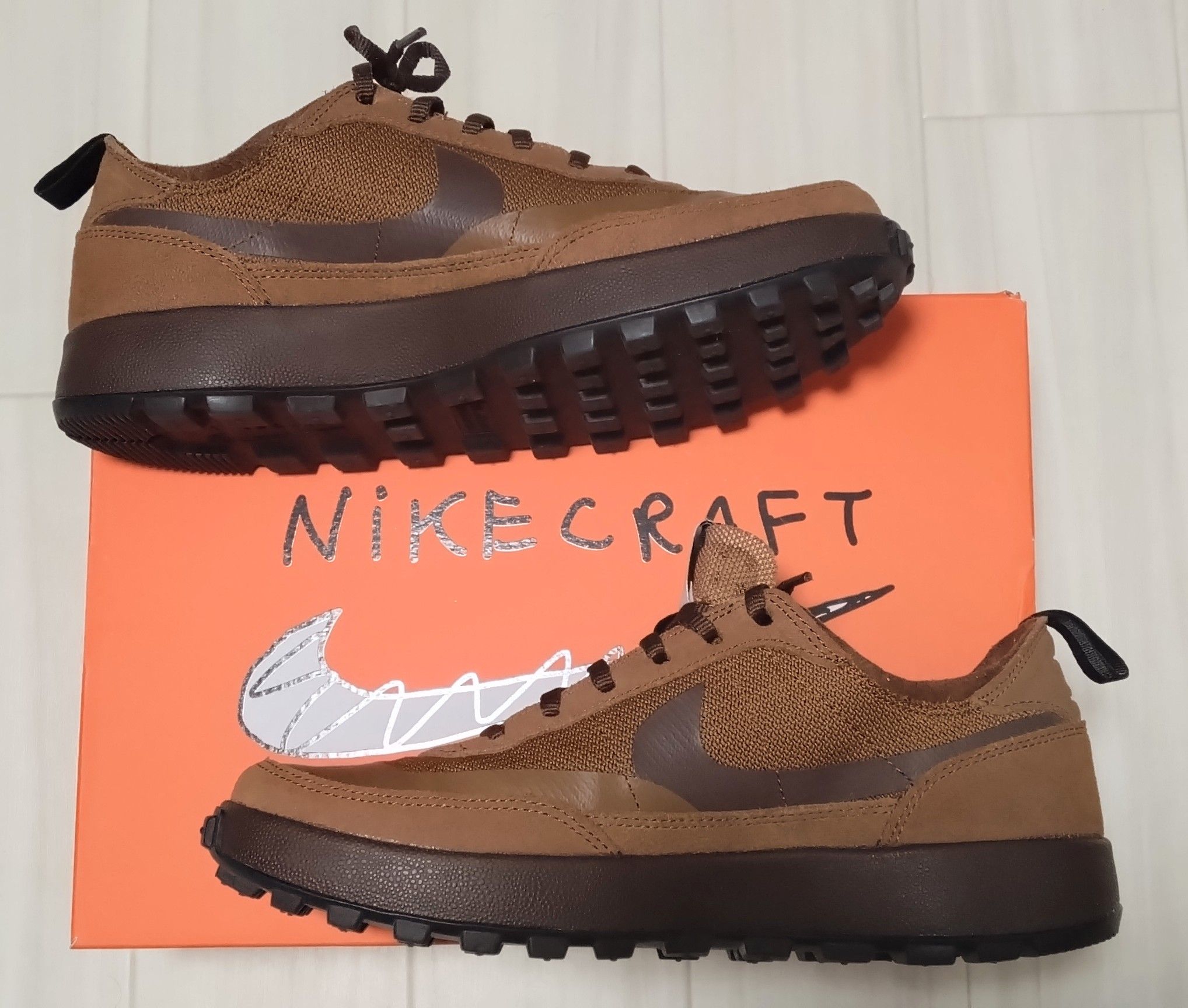 Tom Sachs × NikeCraft Women's General Purpose Shoe "Brown"